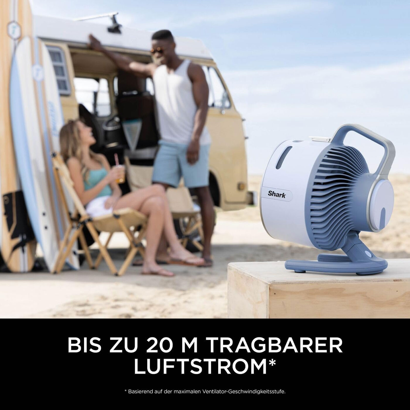 Shark Flex Breeze HydroGo FA050EUBL Tischventilator