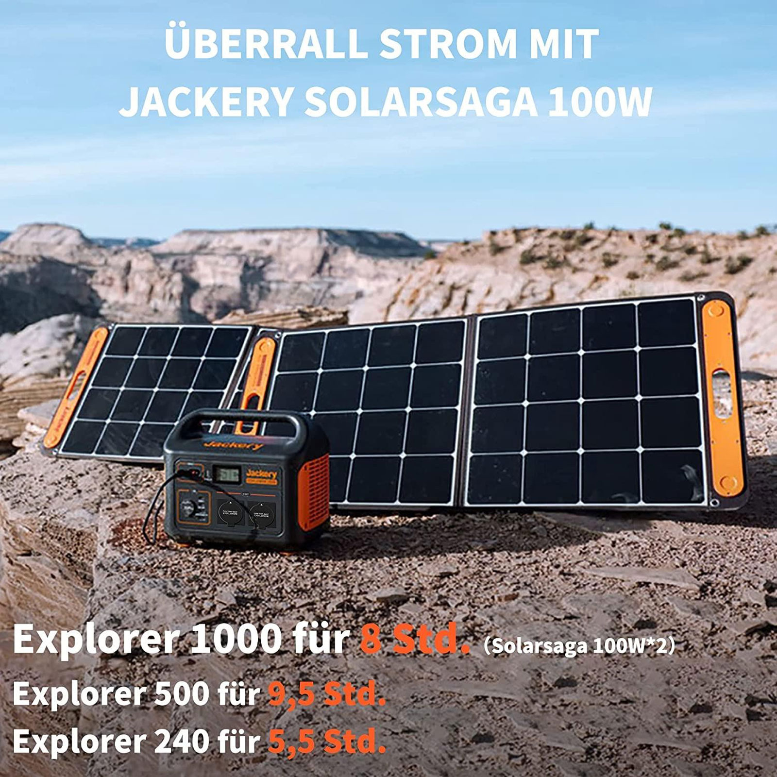 Jackery SolarSaga 100W Panel