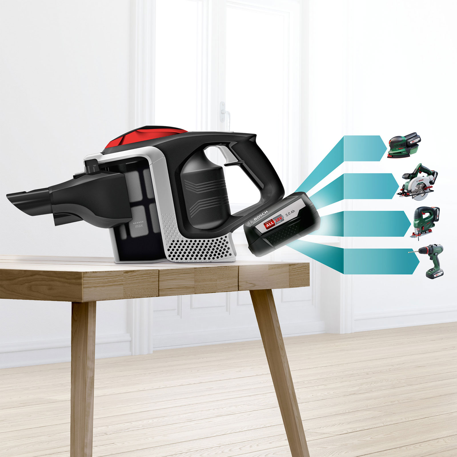Bosch BSS81POW1 Akkustaubsauger inkl. BHZUMAT