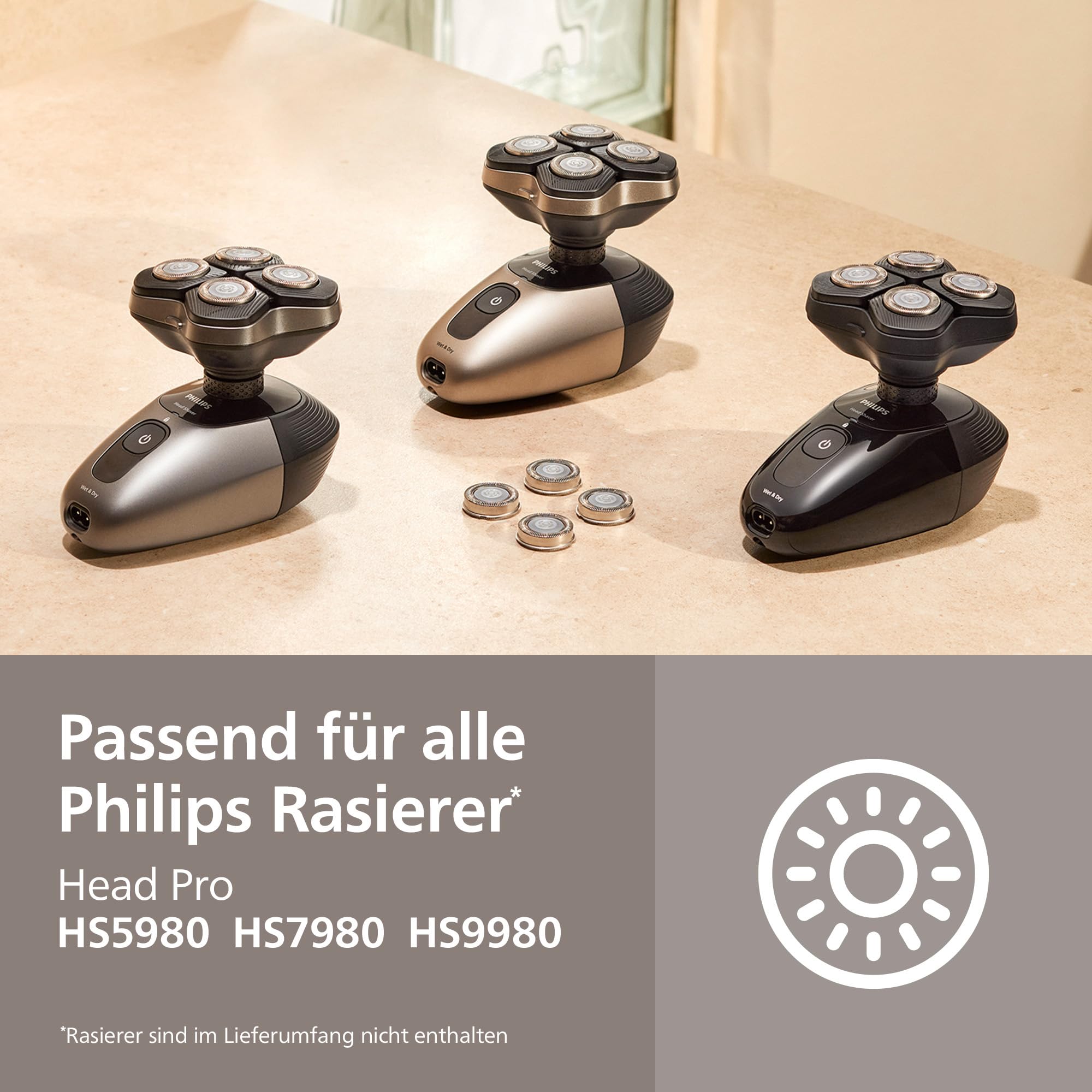 Philips Original-Ersatzscherköpfe