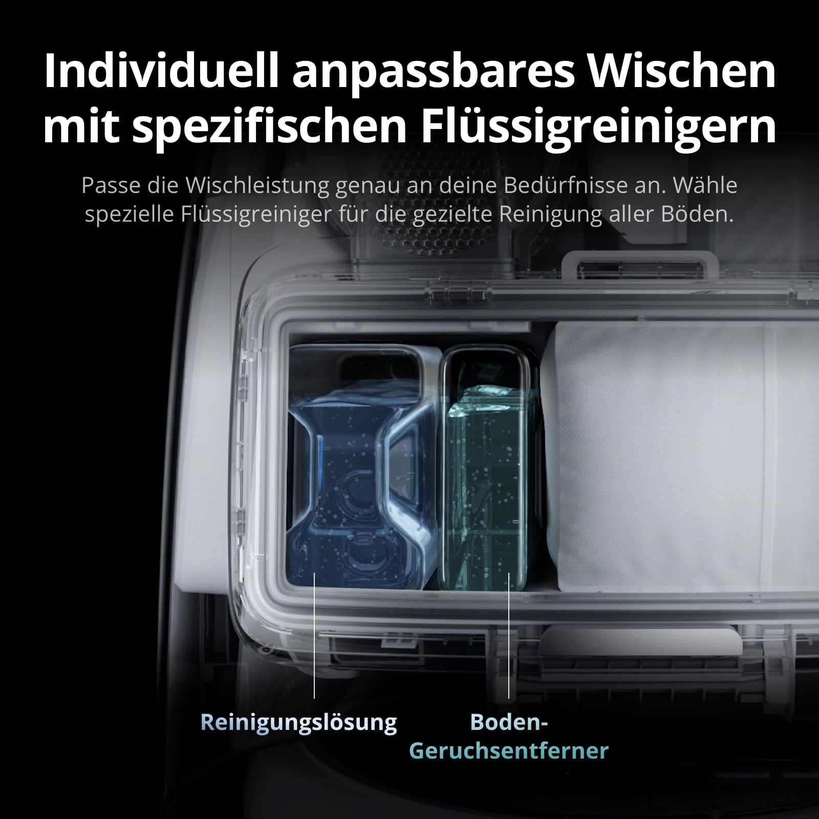 DJI ROMO P Saugroboter mit Wischpads
