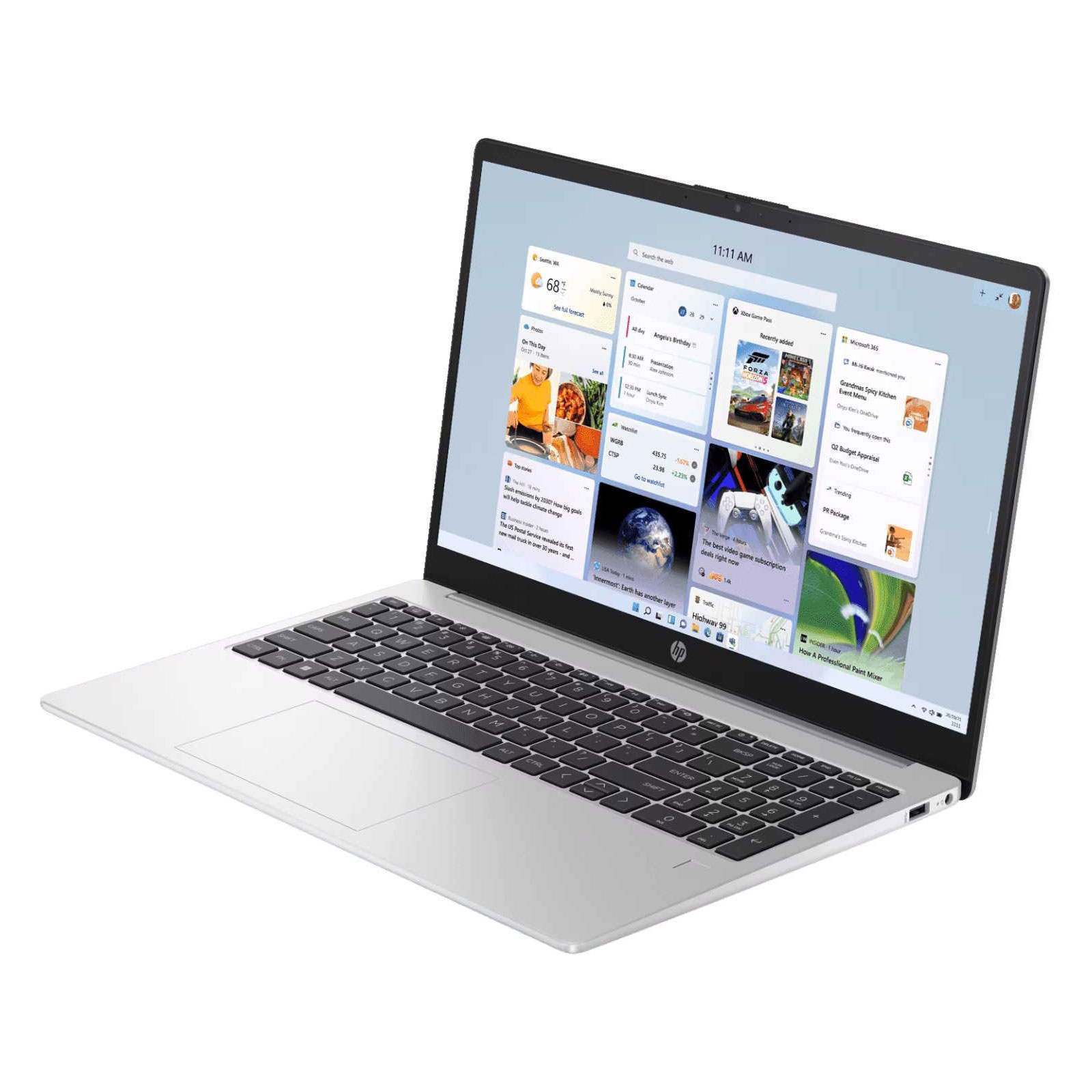 HP Notebook 255 G10, Silber, 15,6 Zoll, Full-HD, AMD Ryzen 5 7520U, 8 GB,  512 GB SSD