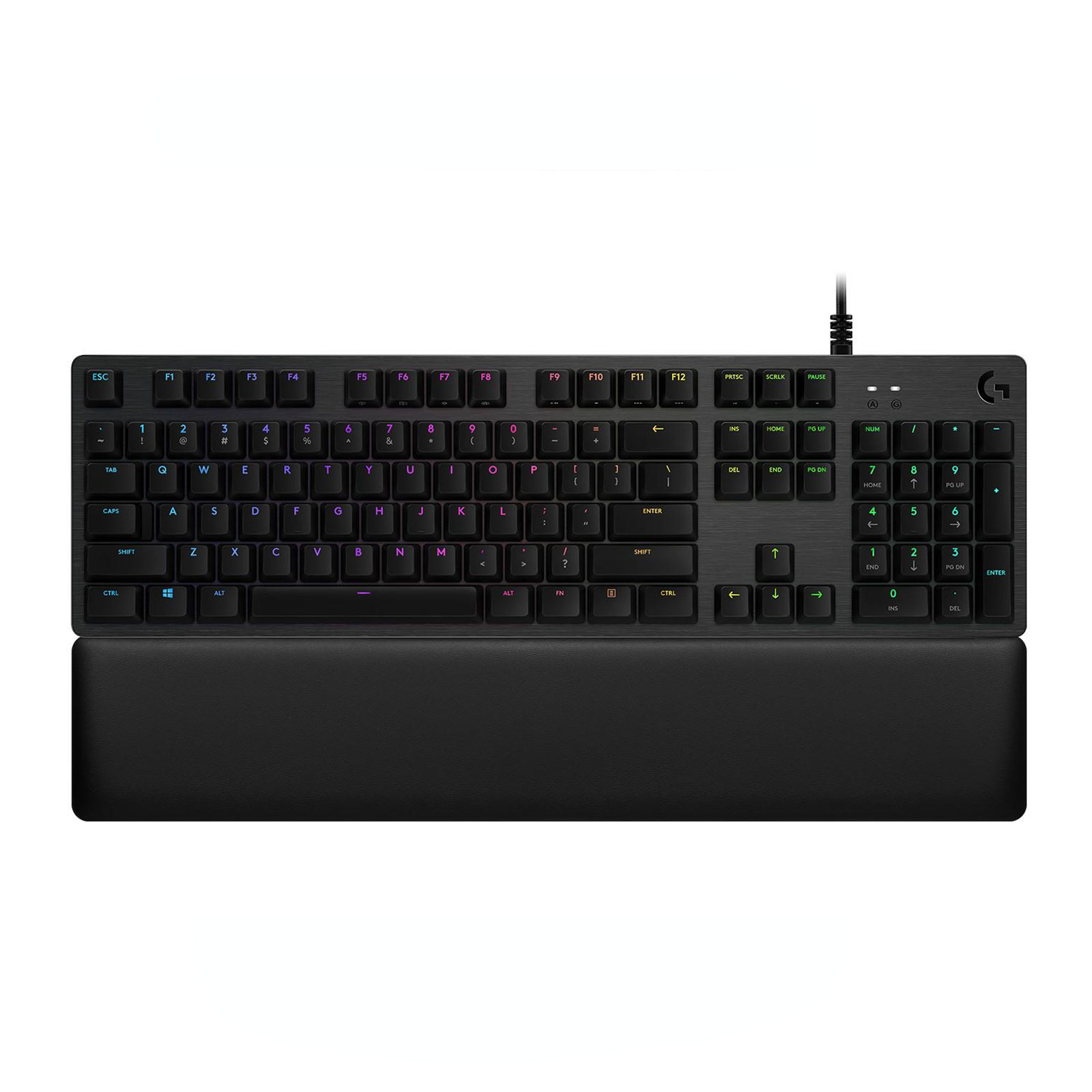 Logitech G513 CARBON LIGHTSYNC RGB Mechanical Gaming Keyboard, GX Brown - CARBON - DEU - USB - N/A - CENTRAL - TACTILE
