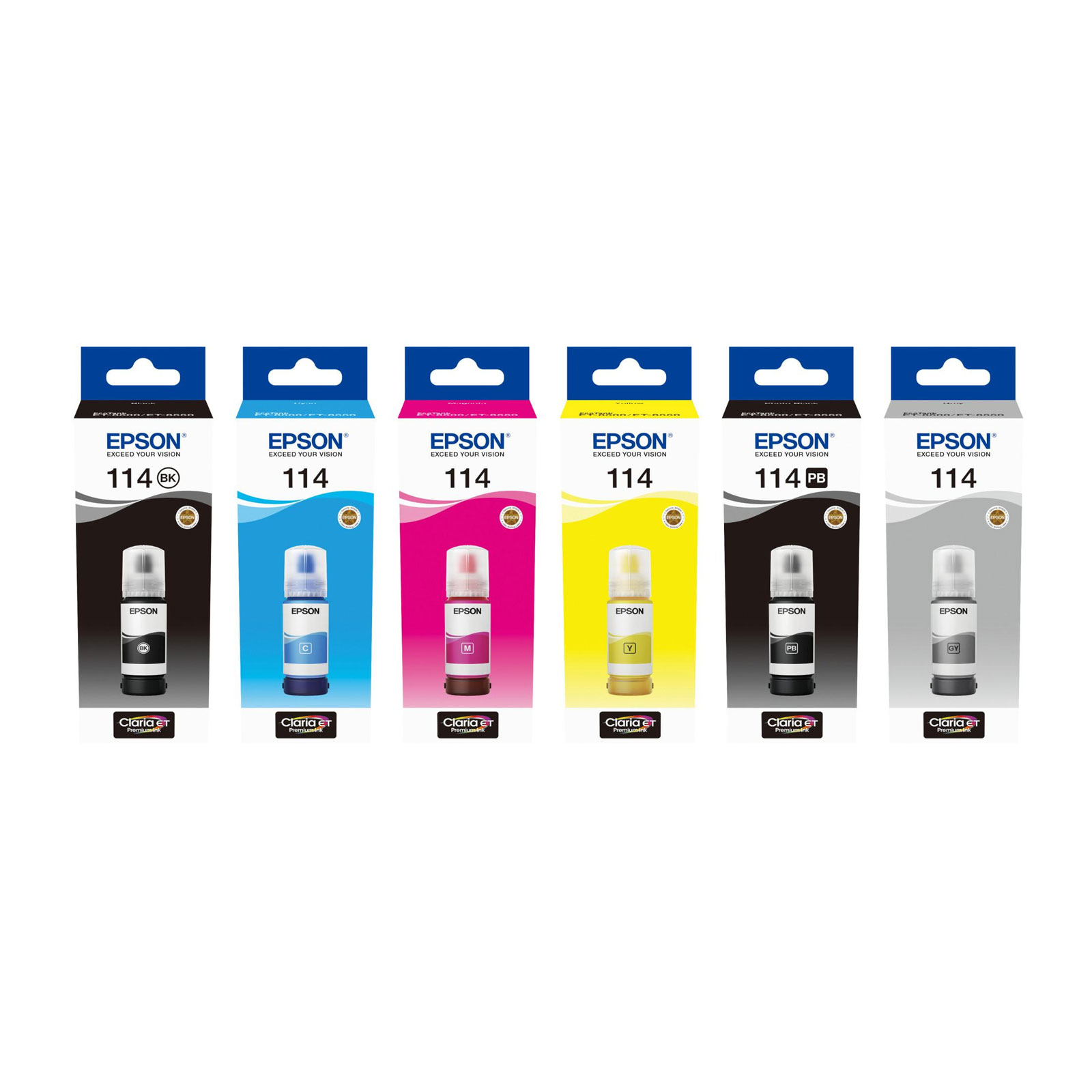 Epson 114 EcoTank Pigment Schwarz Tintenflasche C13T07A140