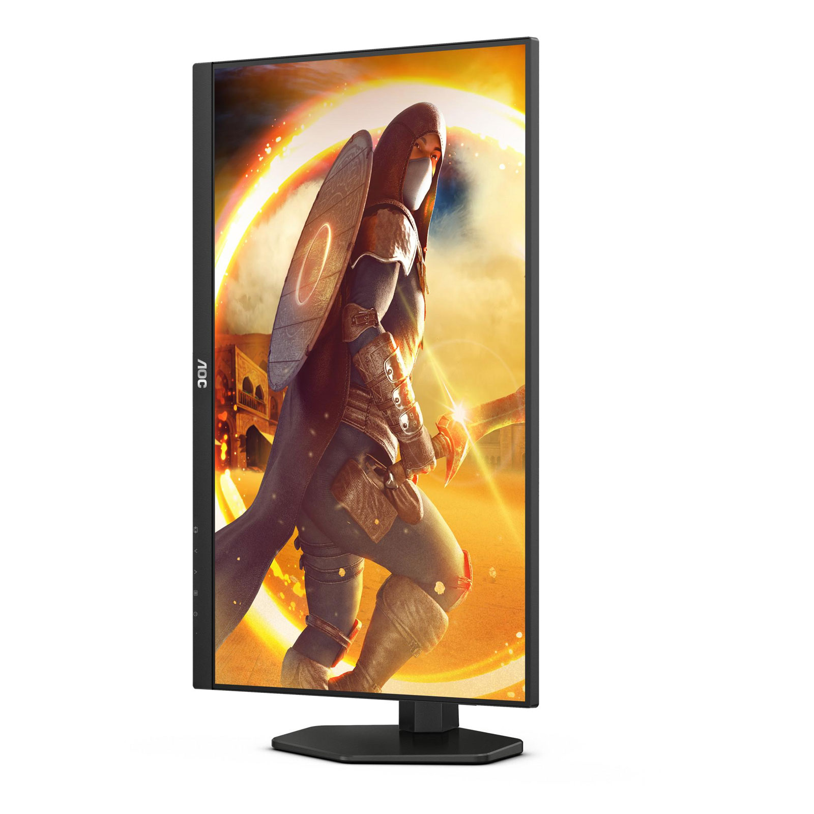 AOC Gaming-Monitor Q27G4X, G4, Schwarz, 27 Zoll, QHD, IPS, 180 Hz, 0,5 ms (HDMI, DisplayPort, höhenverstellbar, neigbar, schwenkbar, Pivot, NVIDIA G-SYNC)