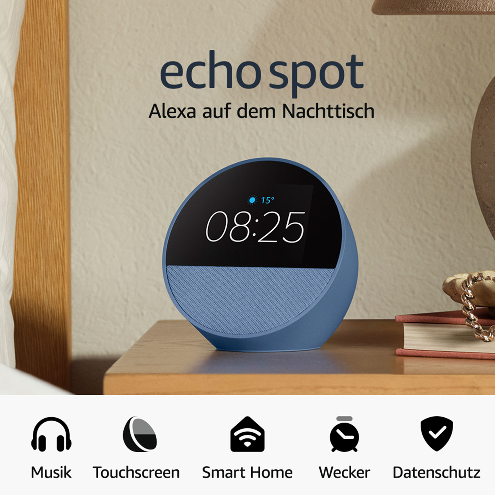 Amazon Echo Spot (2024) Smart Clock