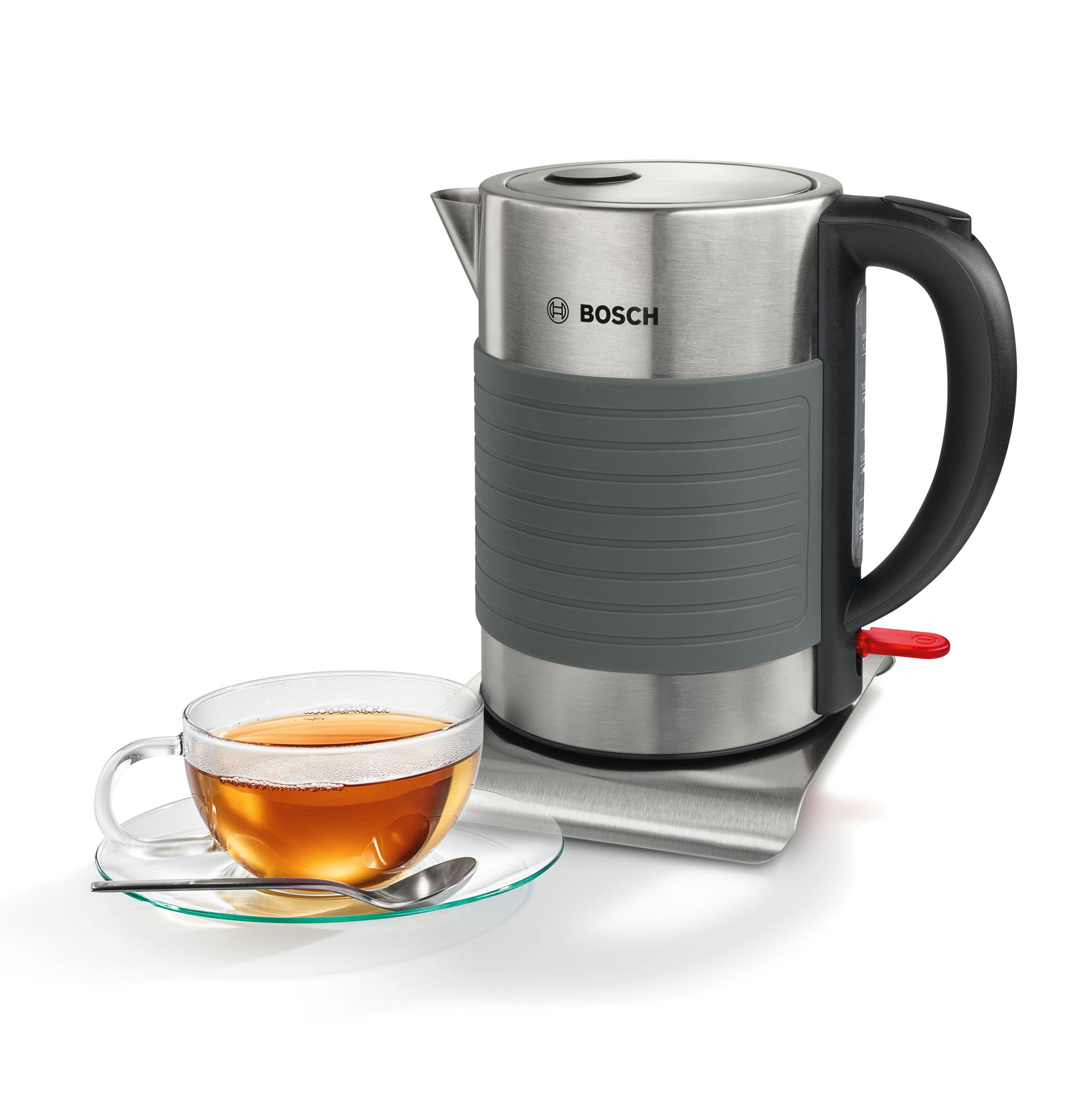 Bosch TWK7S05 Wasserkocher grau/schwarz Bosch TWK7S05 Wasserkocher grau/schwarz