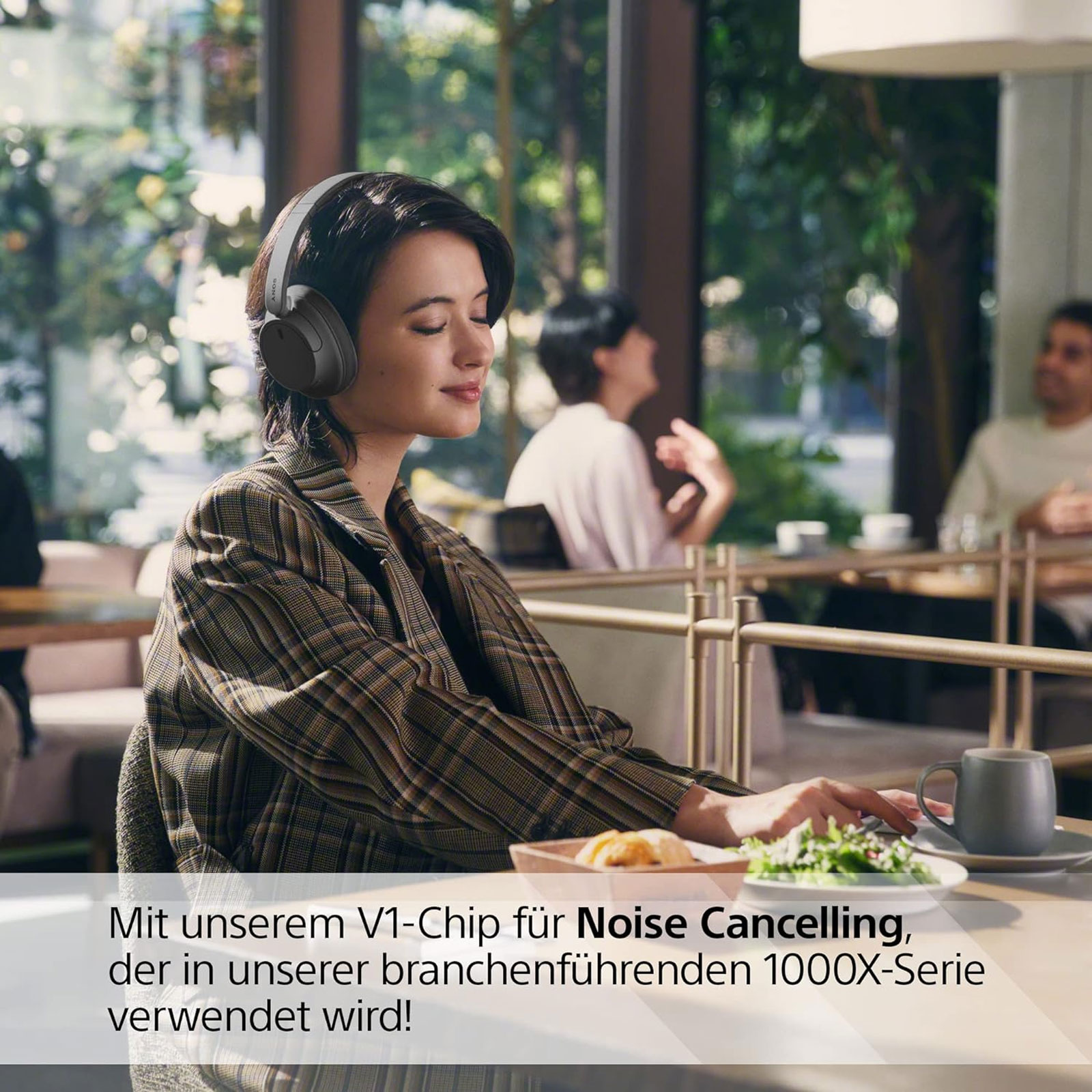 Sony WH-CH720N schwarz Bügelkopfhörer (Noise Cancelling, Bluetooth, 35h Akkulaufzeit, Freisprechfunktion, Mehrfachkopplung)