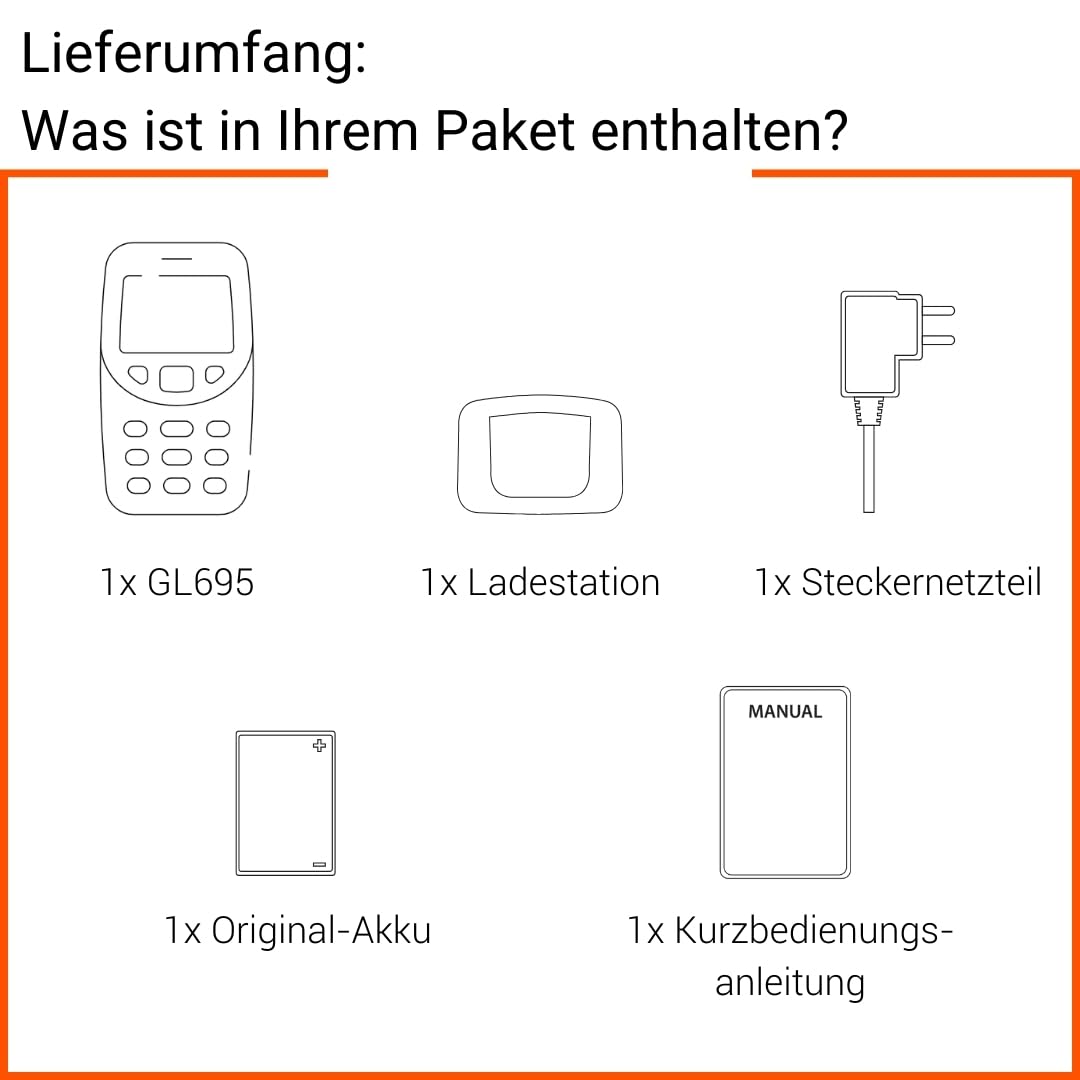 Gigaset GL695 Mobiltelefon