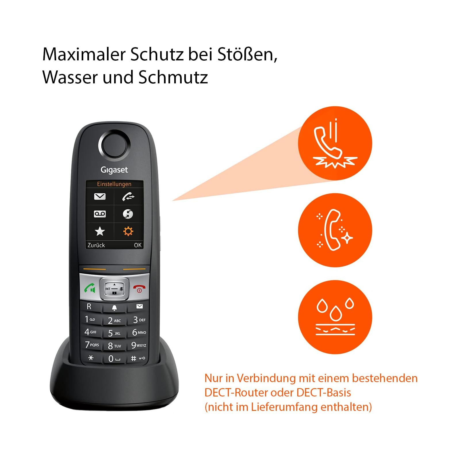 Gigaset E 630 HX schwarz