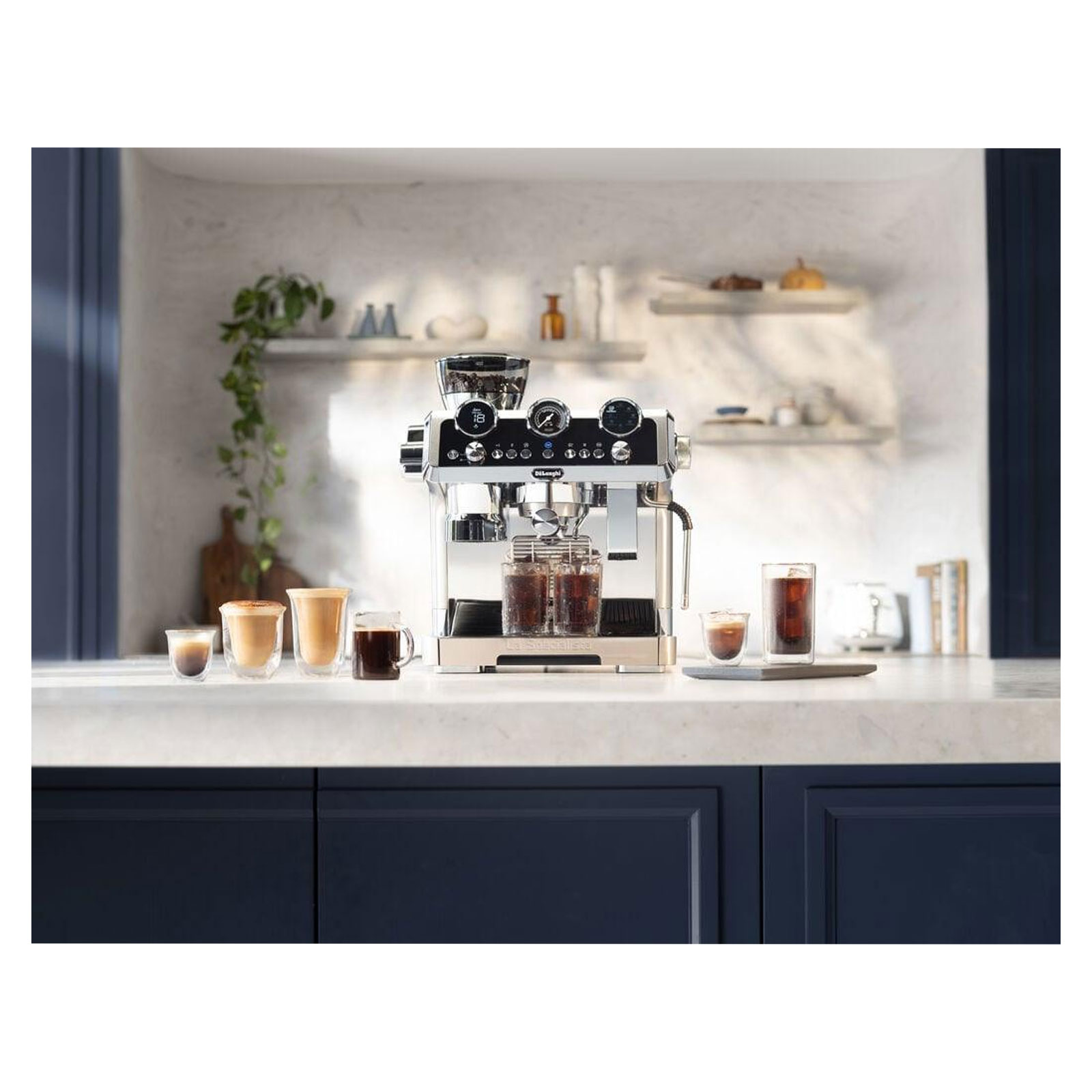 De'Longhi Siebträger-Espressomaschine EC9865.M la Specialista Maestro