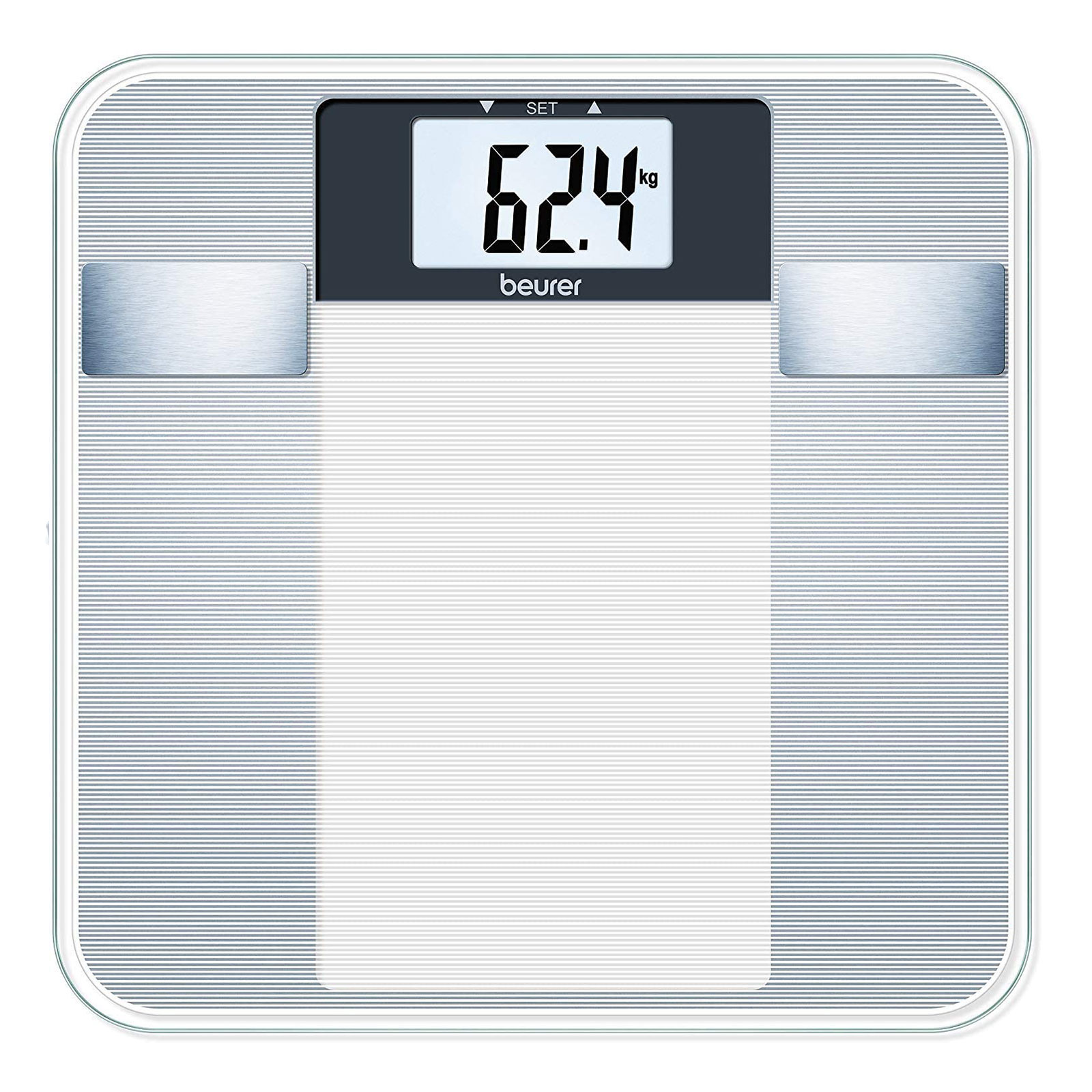 Beurer BG 13 Glas-Diagnosewaage 150kg BMI Abschaltautomatik Sicherheitsglas