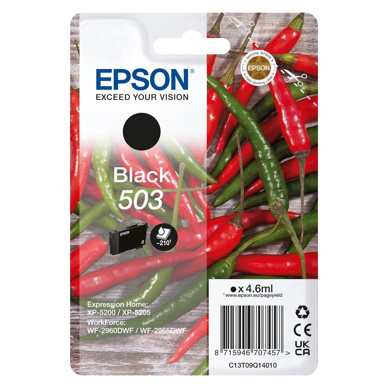 Epson C13T09Q14010 503 Schwarz Chillies