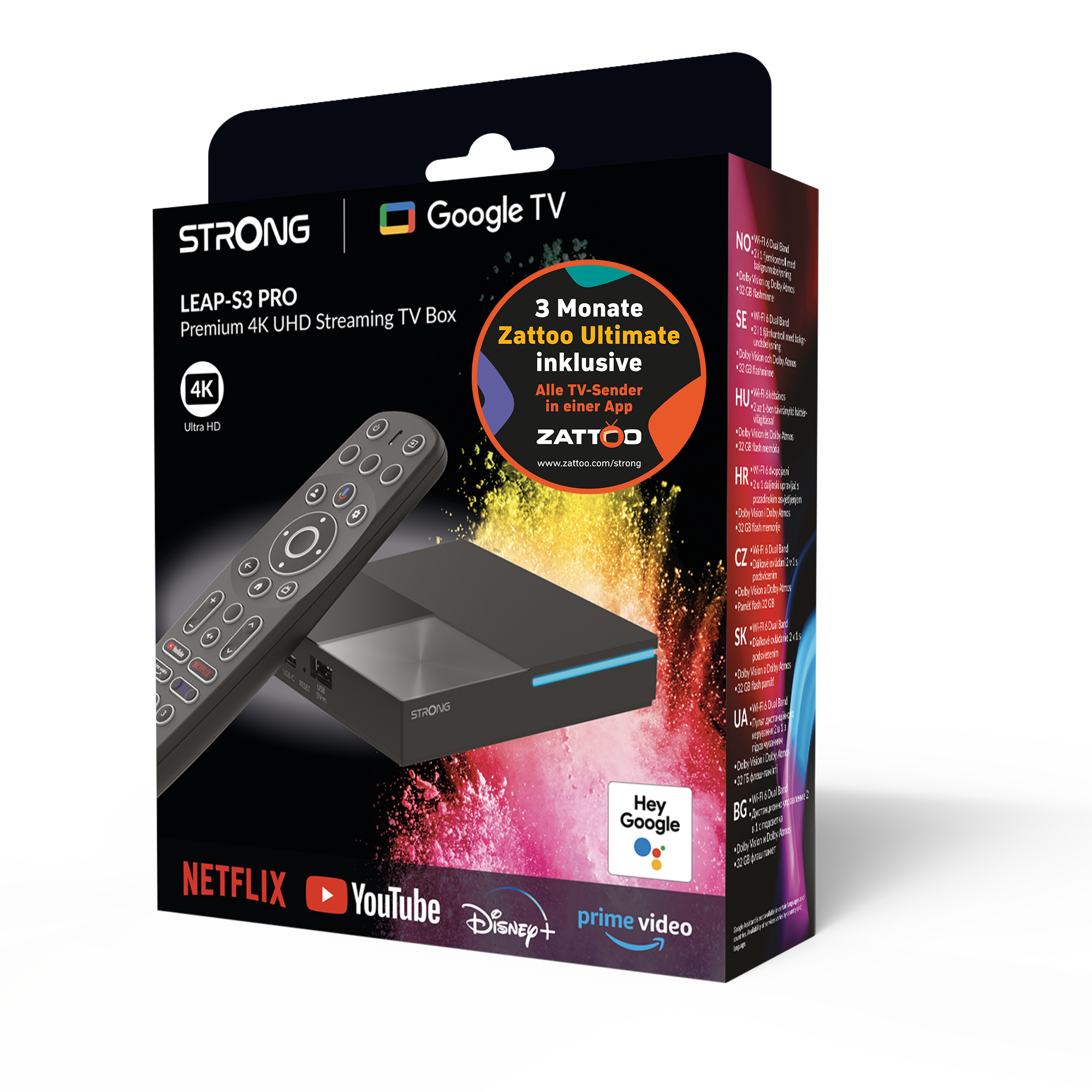 Strong LEAP-S3 PRO Ultimate Premium 4K UHD Streaming TV Box