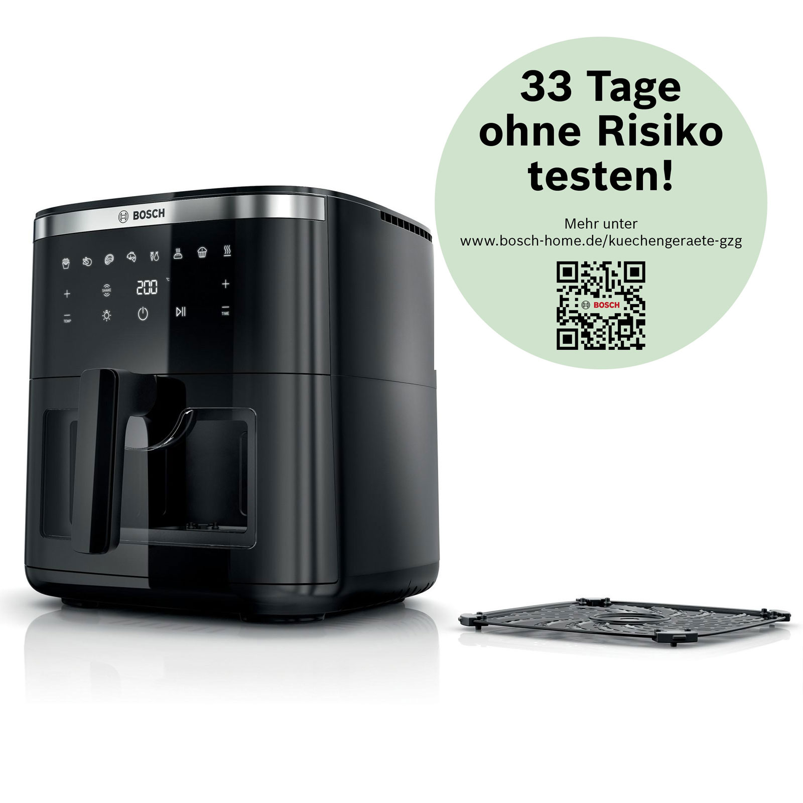 BOSCH Serie 6 MAFS2671B Heißluftfritteuse