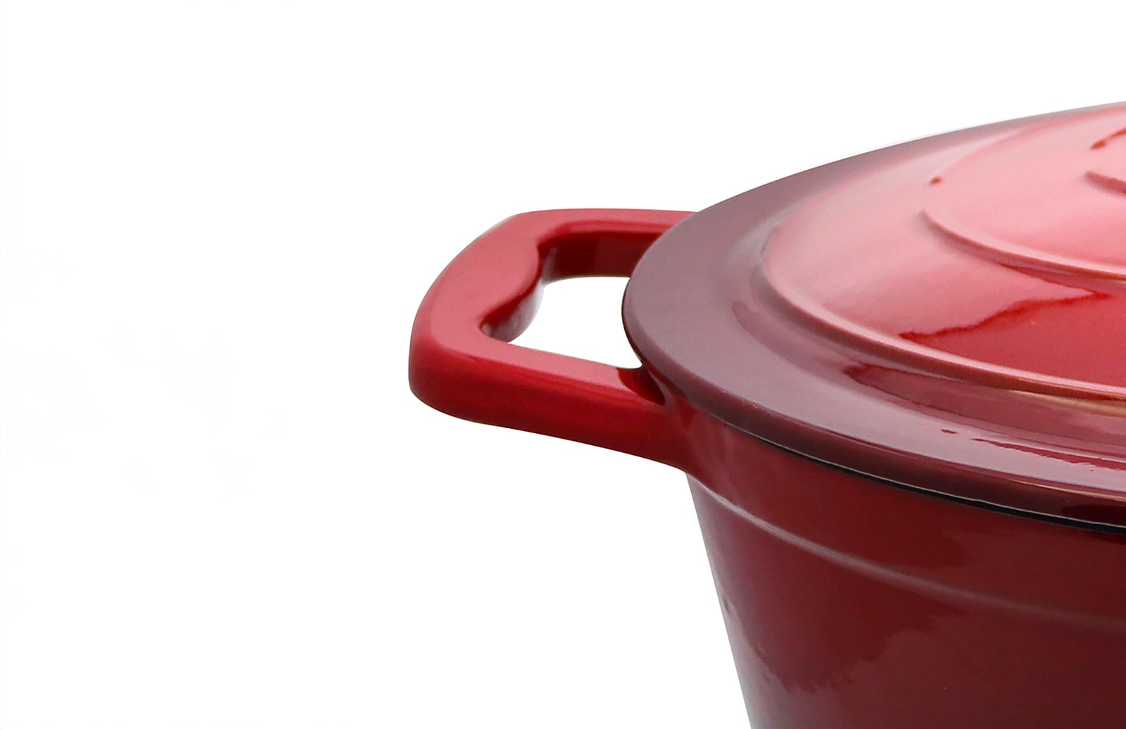 ELO Gusseisen Bräter oval 33 cm rot