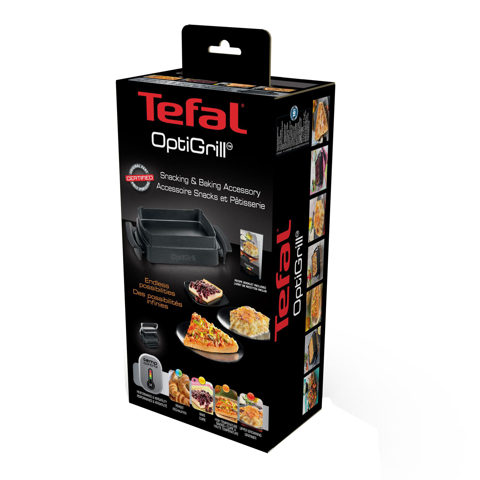 TEFAL XA 7258 Snacking & Baking Backschale für Optigrill+ GC714, GC712, GC730 und GC750D