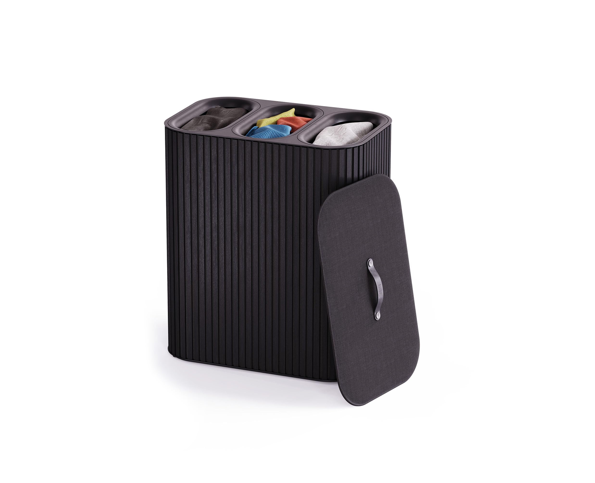 Joseph Joseph Wäschekorb Tota Trio Luxe Black 90L