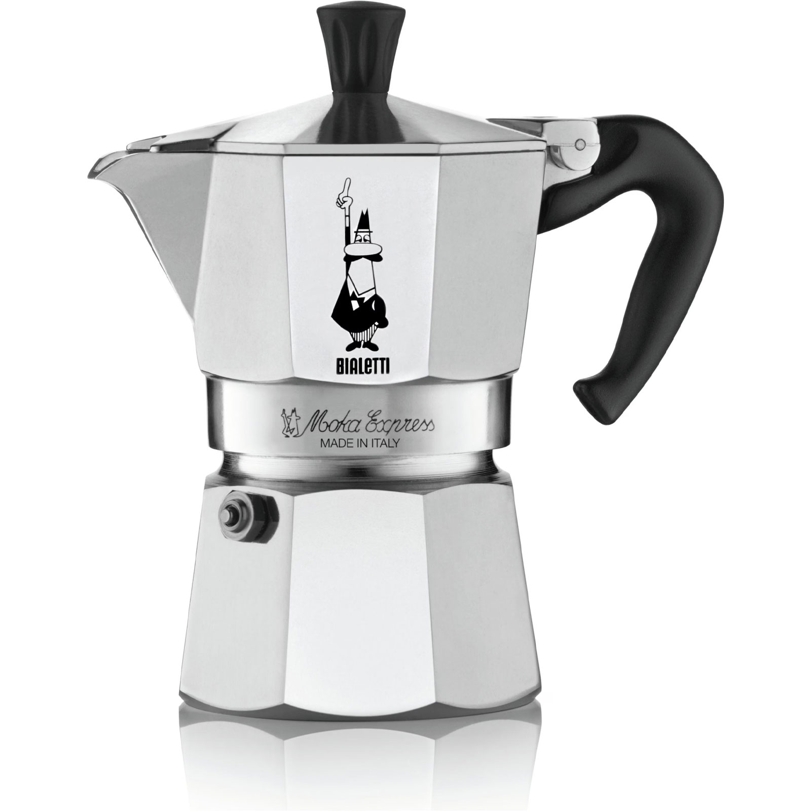 Bialetti Moka Express Espressokocher (für 4 Tassen, 190 ml, silber) Bialetti Moka Express Espressokocher (für 4 Tassen, 190 ml, silber)