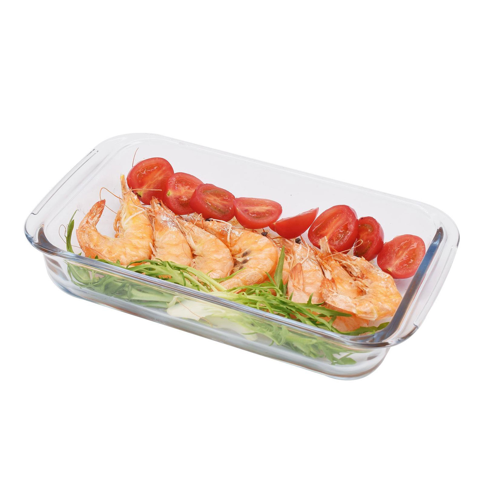 SCANPART Heißluftfritteusen-Glasschale eckig