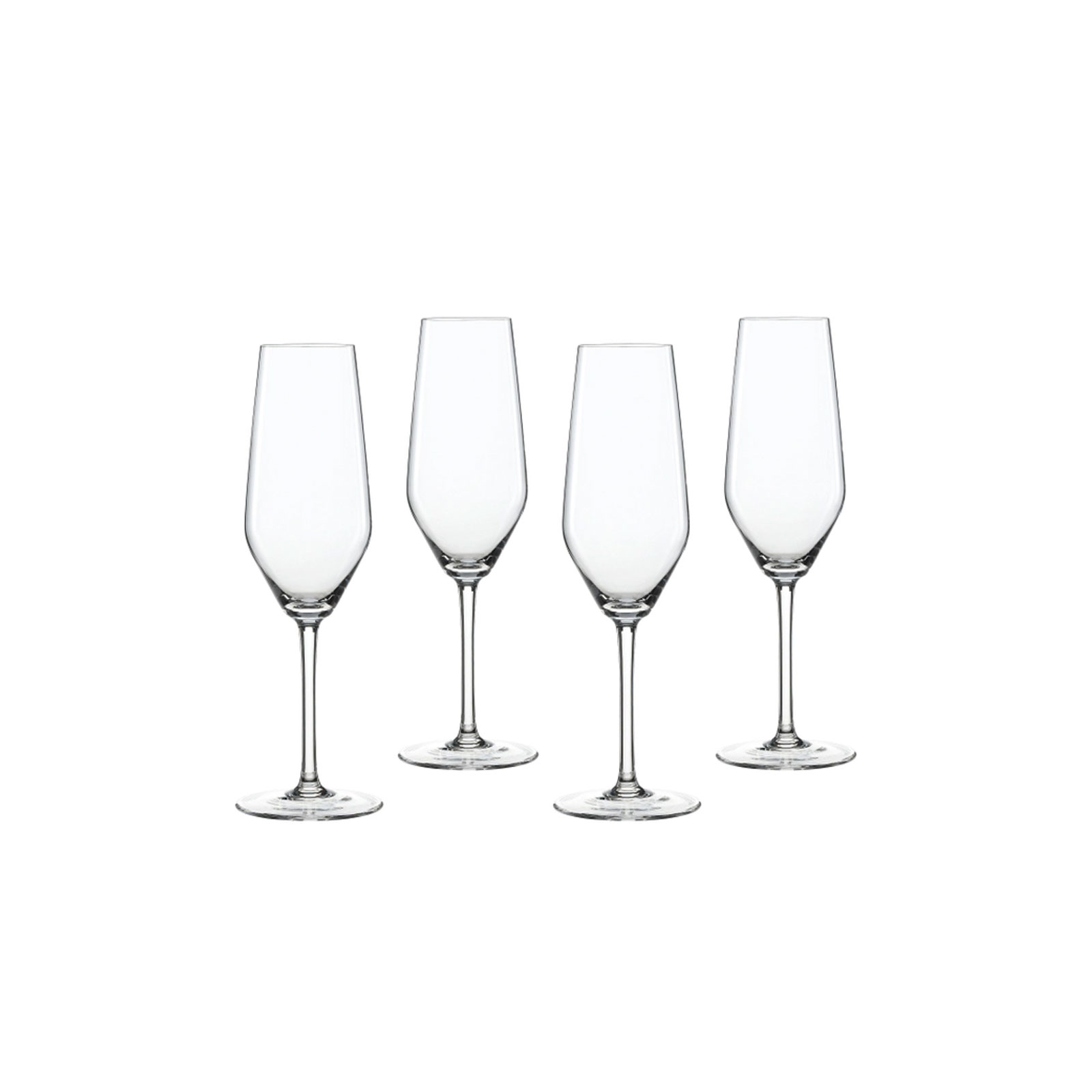 Spiegelau  4-tlg. Champagnerflöten-Set, Kristallglas, 240 ml, Style, 4670187