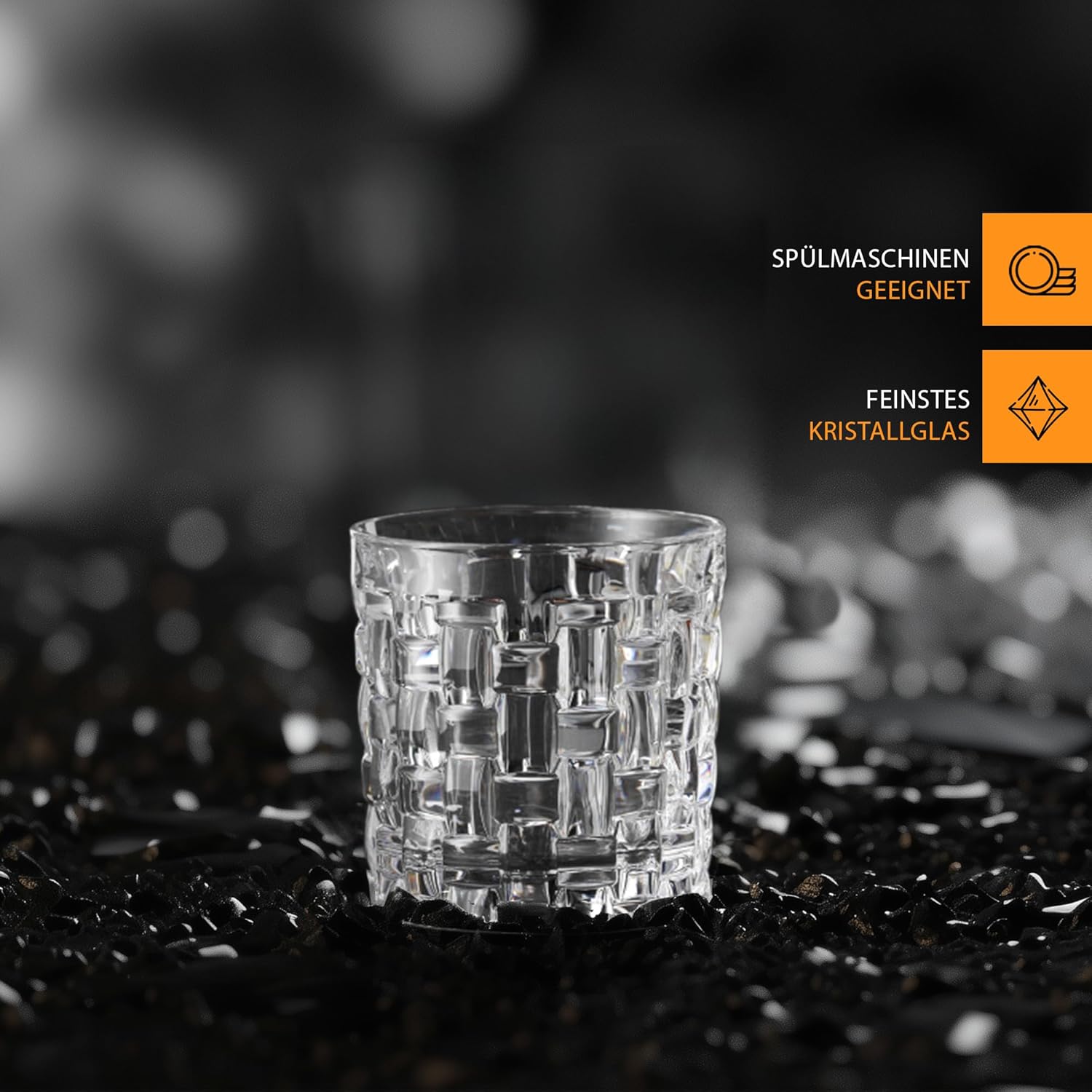 Nachtmann, 4-teiliges SOF-Set, Kristallglas, Höhe: 8,9 cm, Bossa Nova, 103038