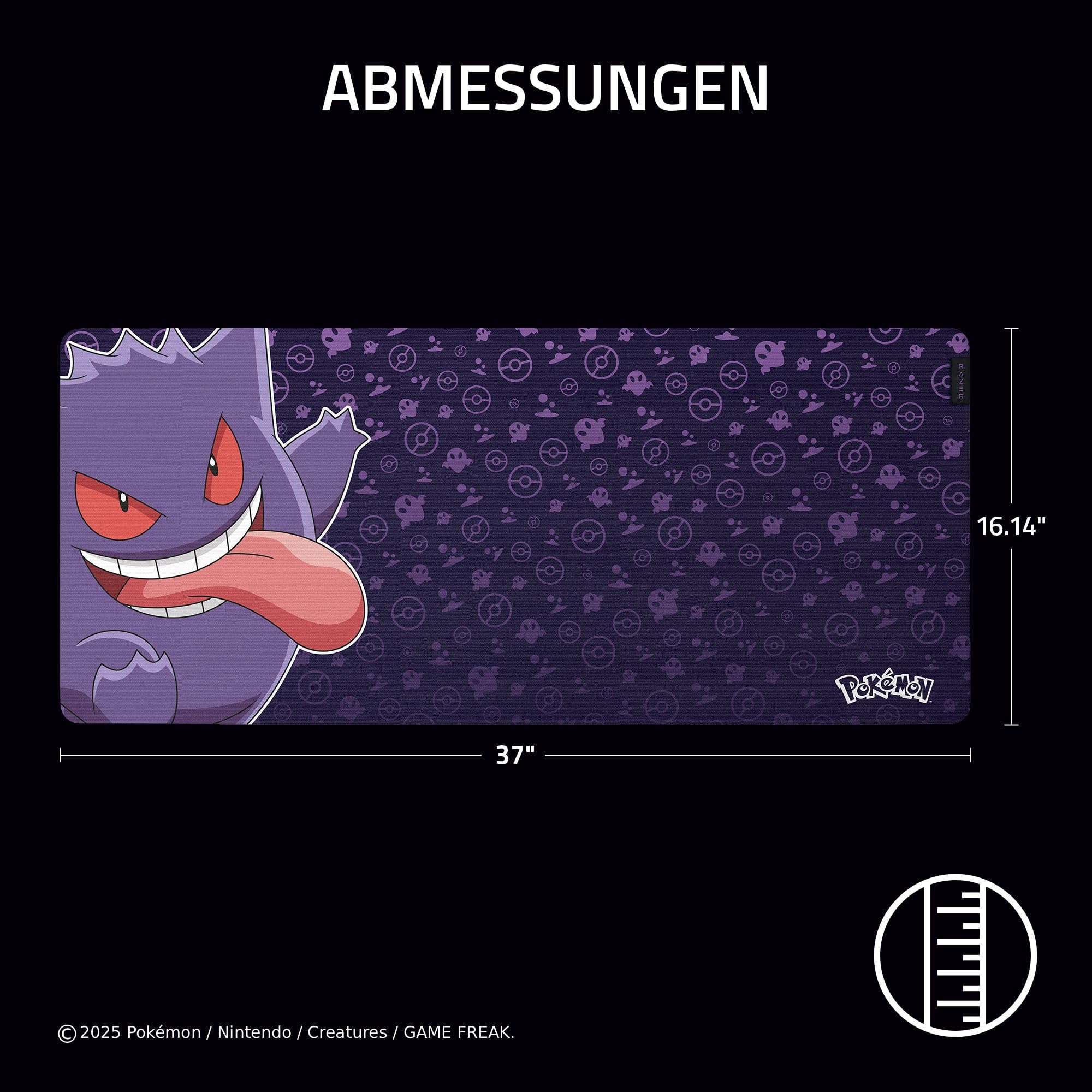 Razer Gigantus V2 XXL Pokémon Gengar - Gaming-Mauspad