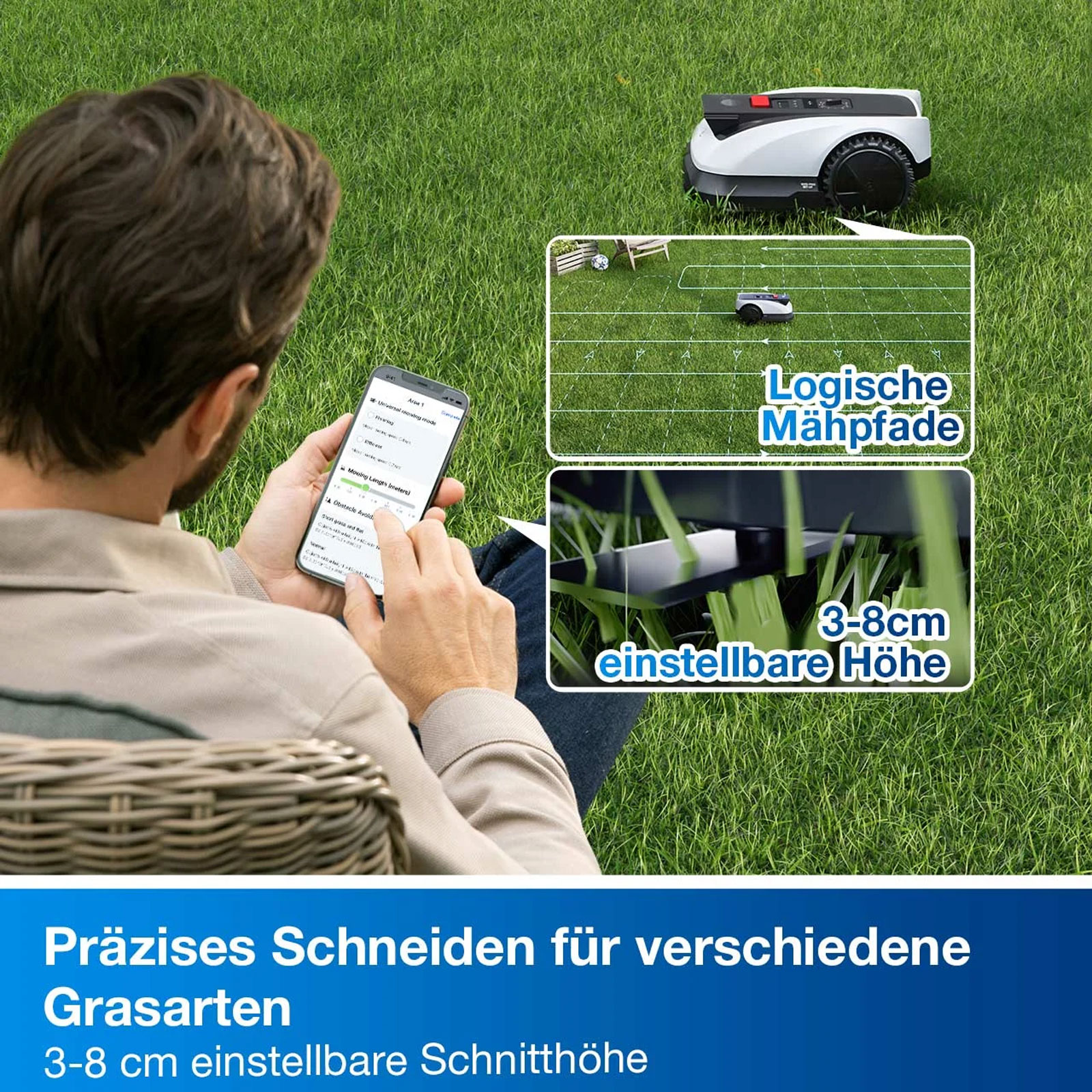 ECOVACS GOAT O800 RTK Rasenmähroboter