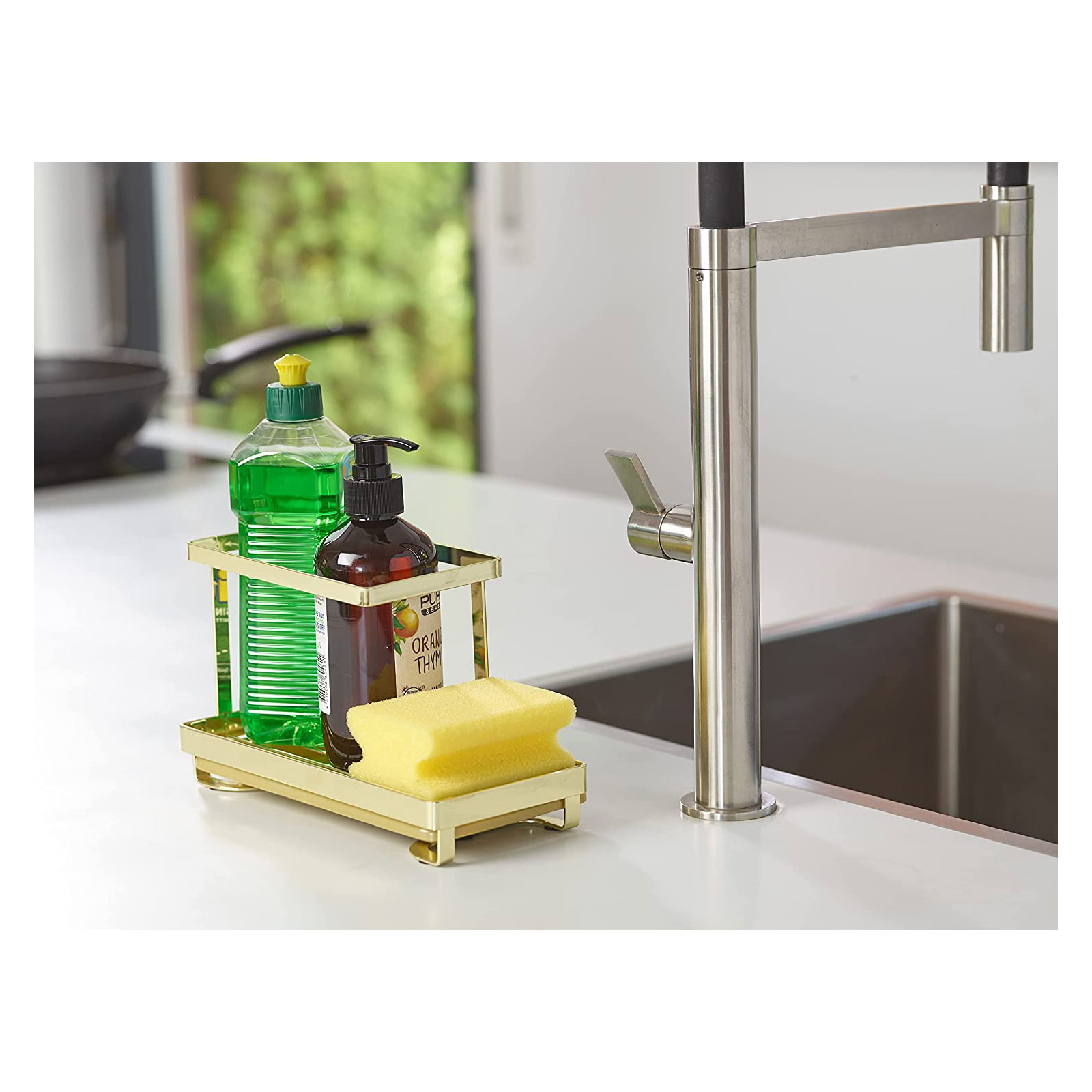 Echtwerk Spülbecken-Organizer aus Edelstahl