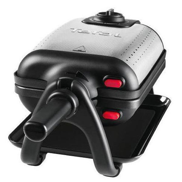 TEFAL WM 756 D Waffeleisen Kingsize Edelstahl/schwarz