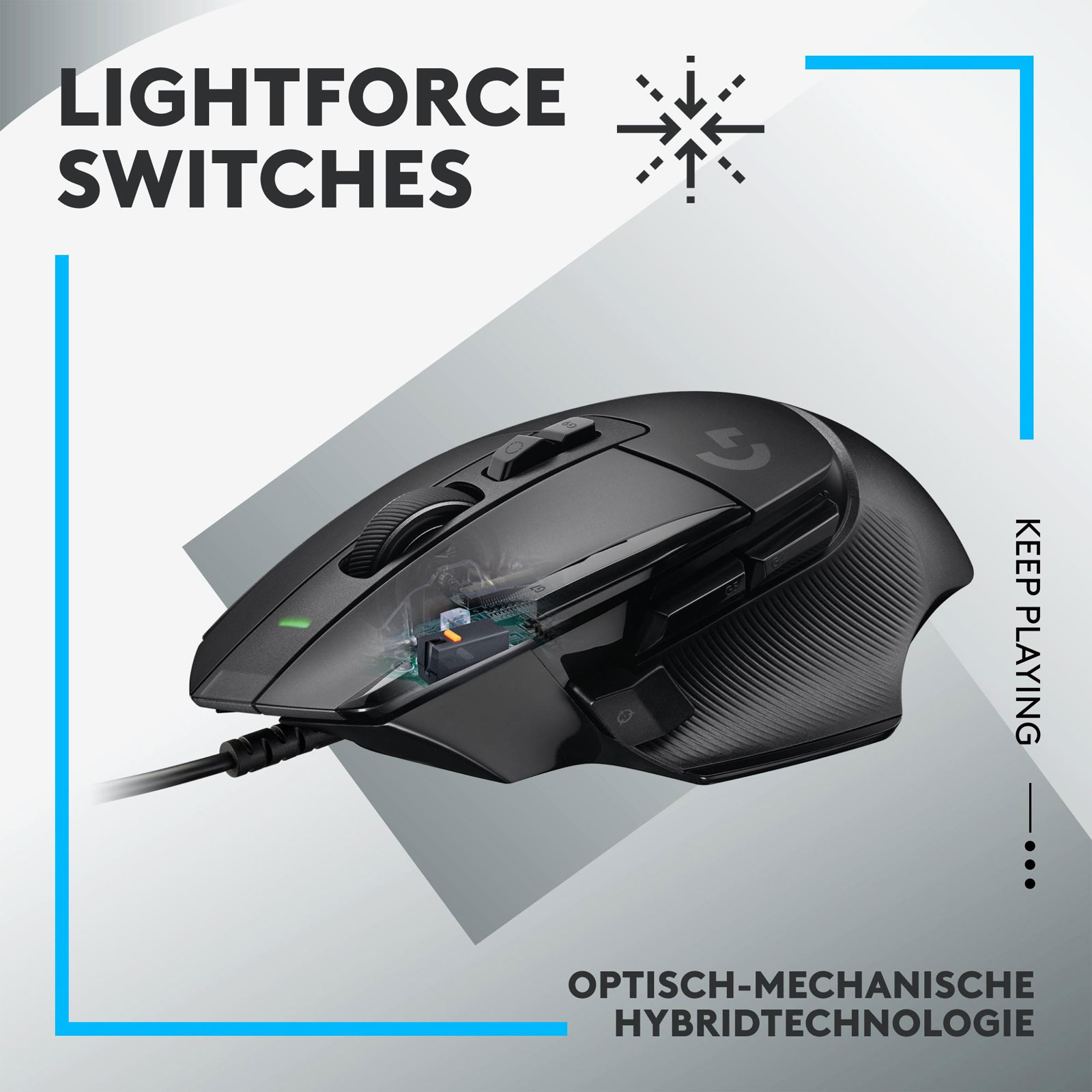 Logitech G502 X Gaming Maus