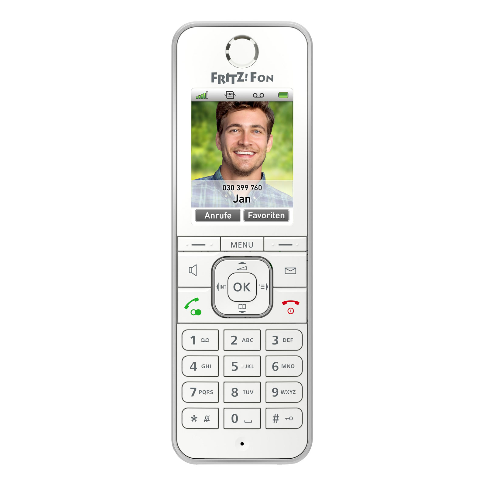 3x AVM FRITZ!Fon C6 IP DECT-Komforttelefon Smart Home FritzBox Anrufbeantworter