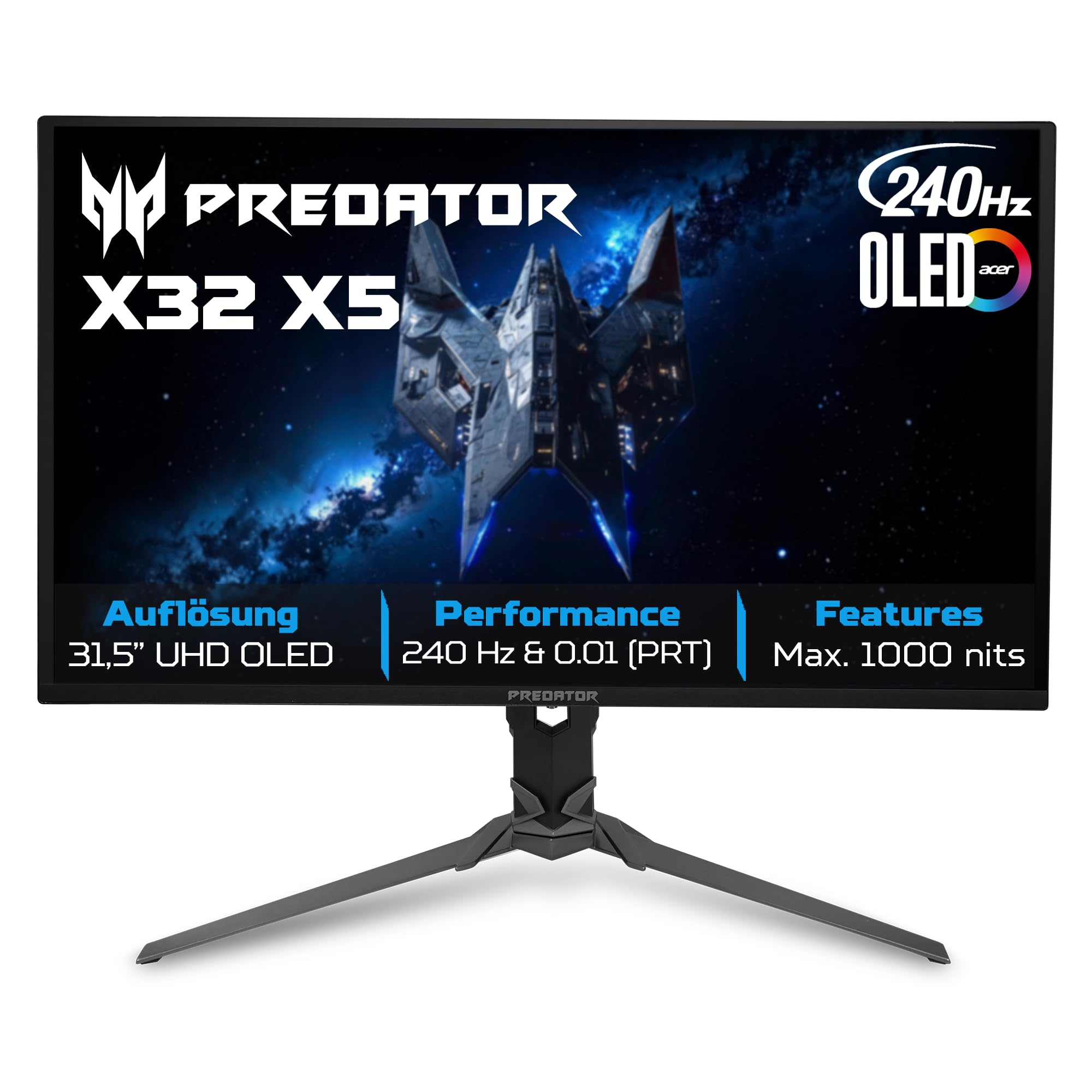 acer Predator X32X5 Gaming Monitor 31.5 Zoll