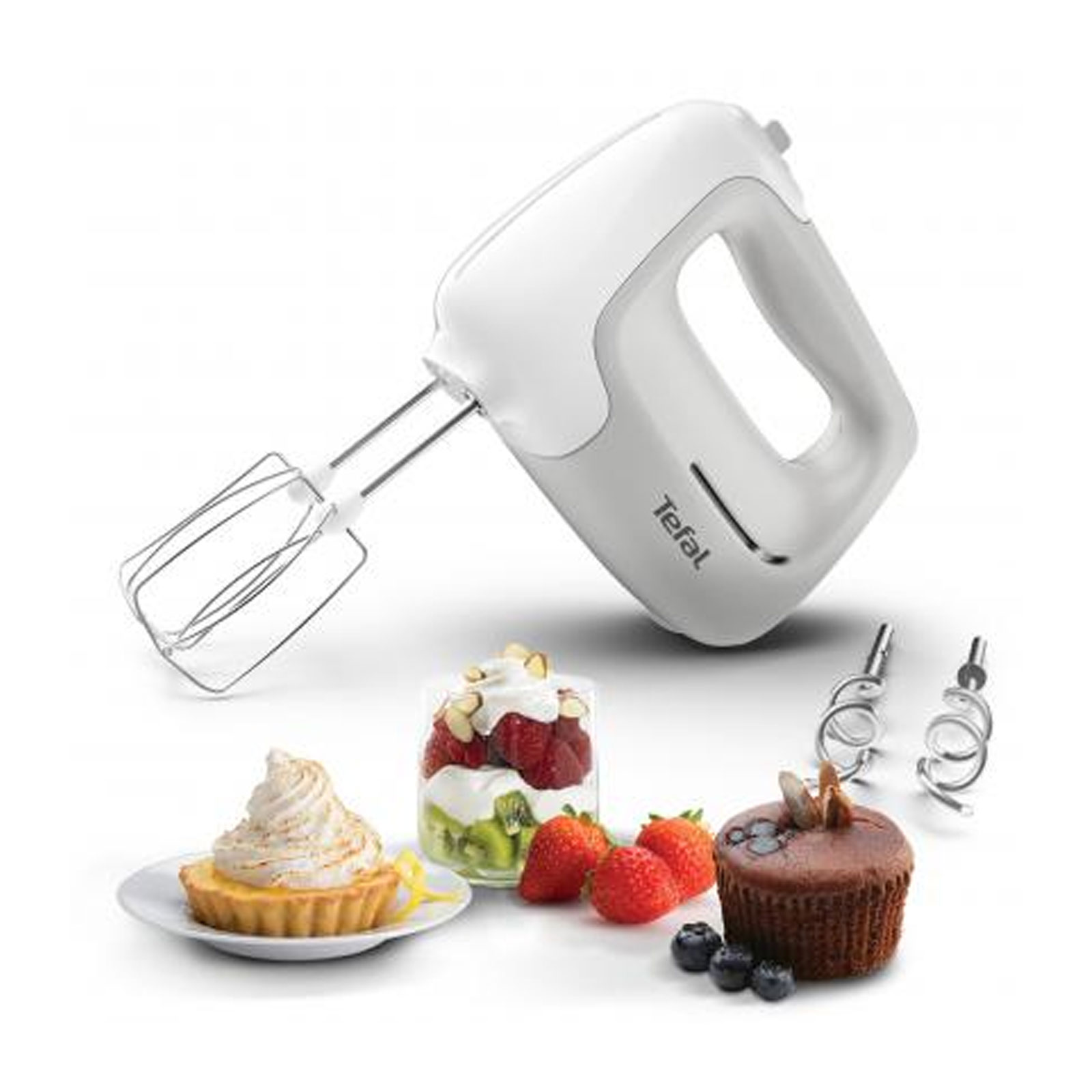 Tefal  HT450B Prep Mix Handmixer weiß/grau