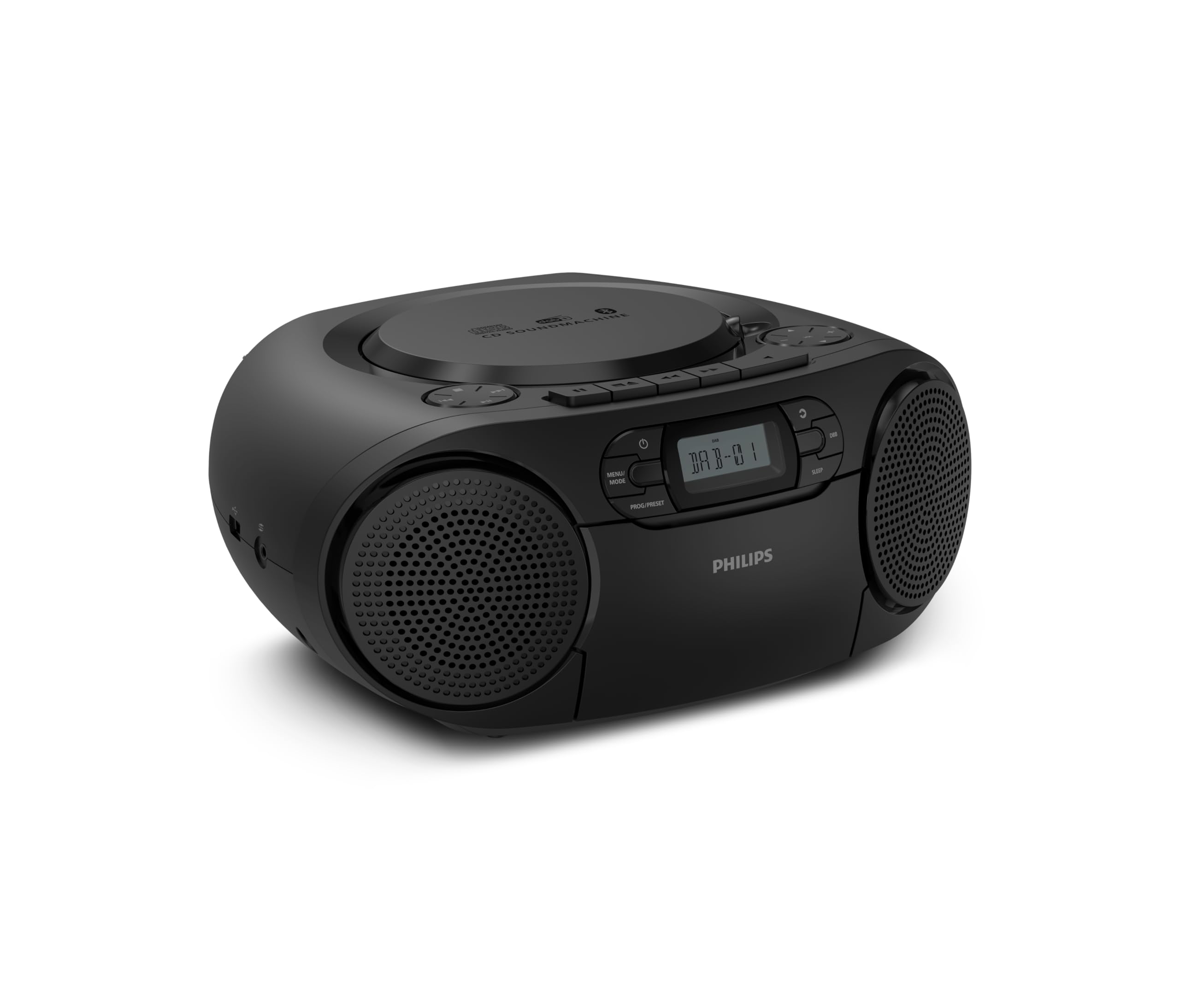 Philips TAZ2500 Tragbare CD-Soundmaschine mit Kassettenspieler, DAB+/FM Radio