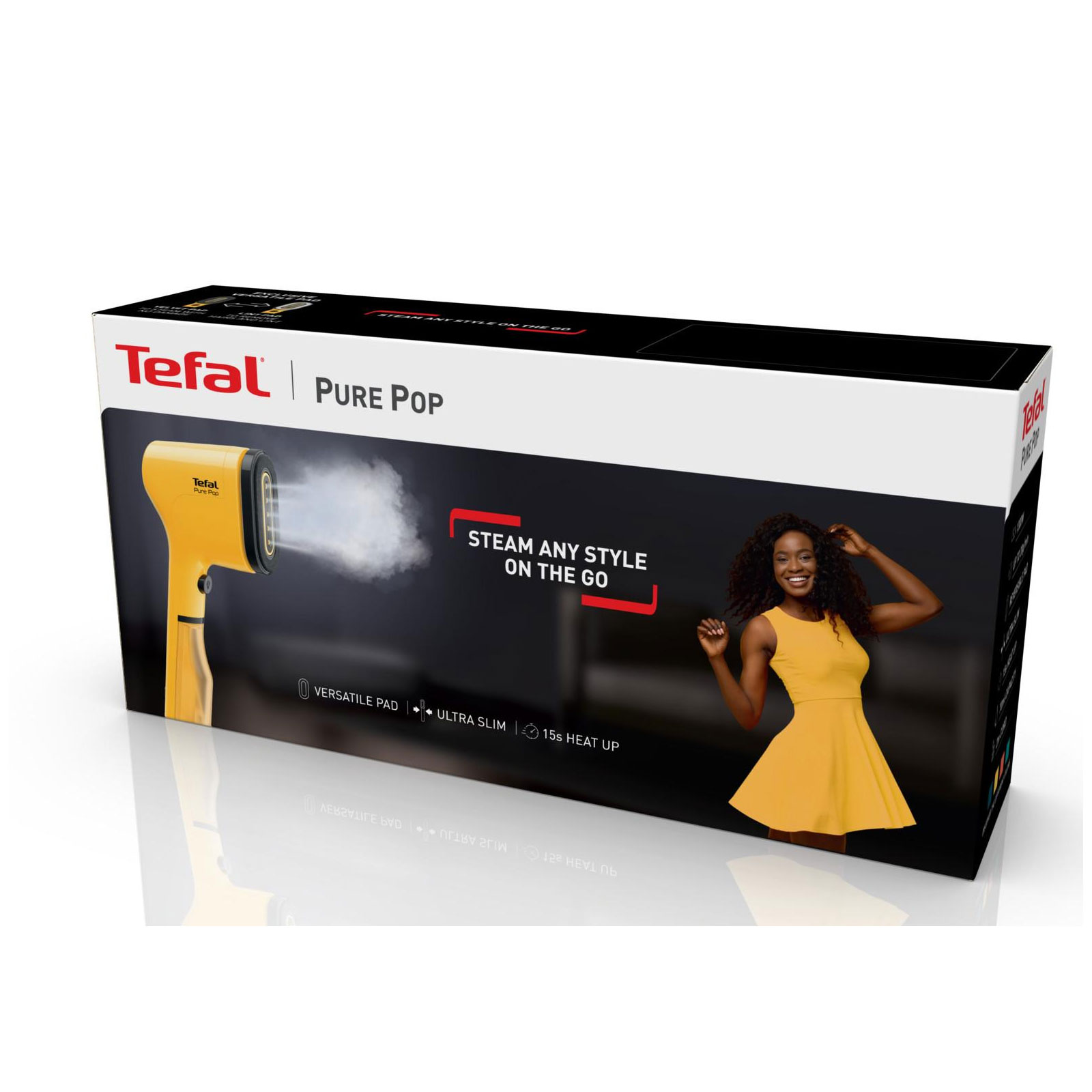 Tefal Dampfbürste Pure Pop DT2026 gelb