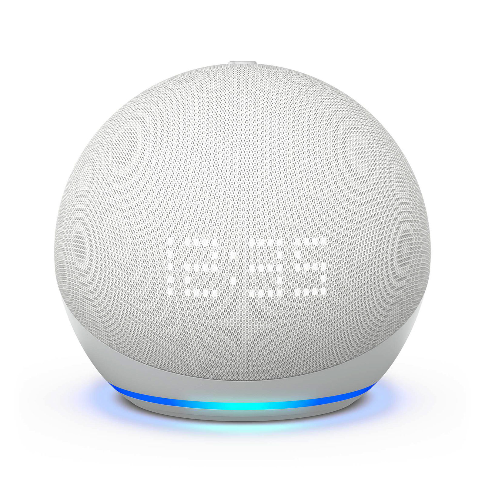 Amazon Alexa Echo Dot Uhr (5. Gen) graublau Smarter Lautsprecher