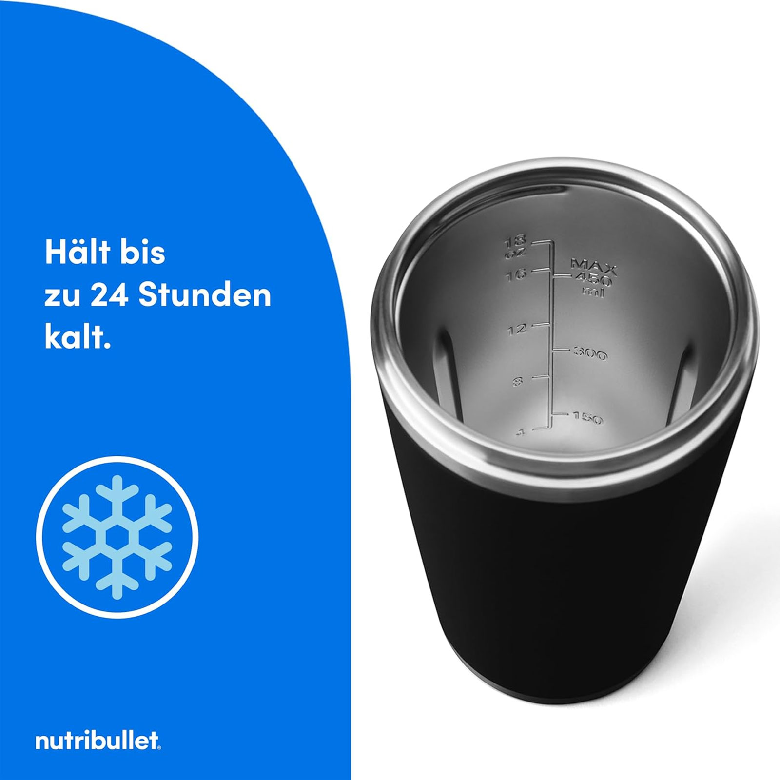 nutribullet NBP016B FLIP Smoothie Maker Schwarz Standmixer
