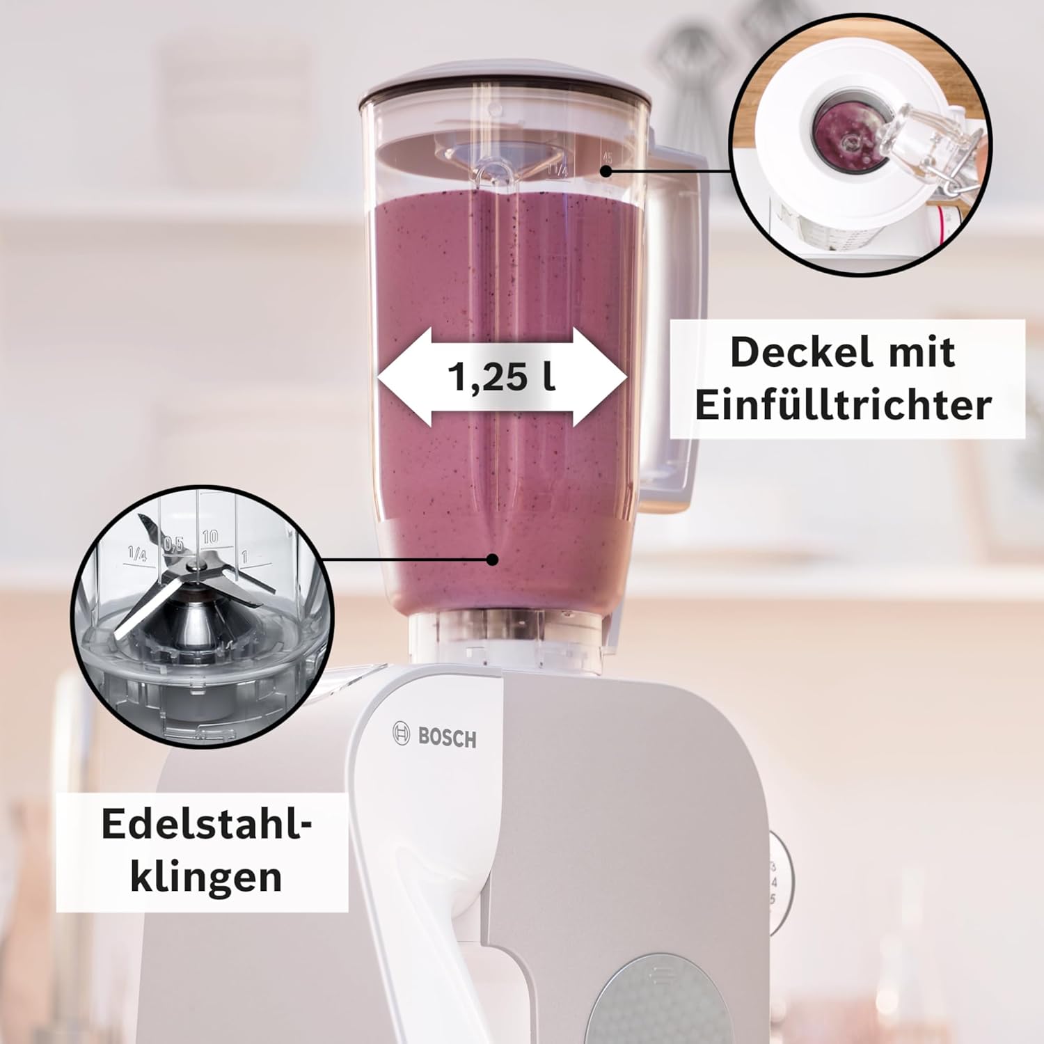 Bosch MUZ5MX1 Mixeraufsatz für Serie 2 und 4