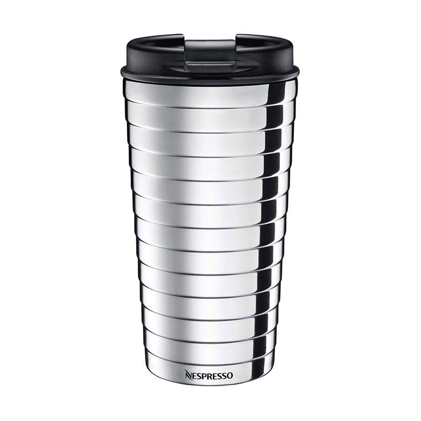 Delonghi ENV120.W VertuoNext Basic + Nespresso Geschenk-Set Recycling Behälter + Travel Mug