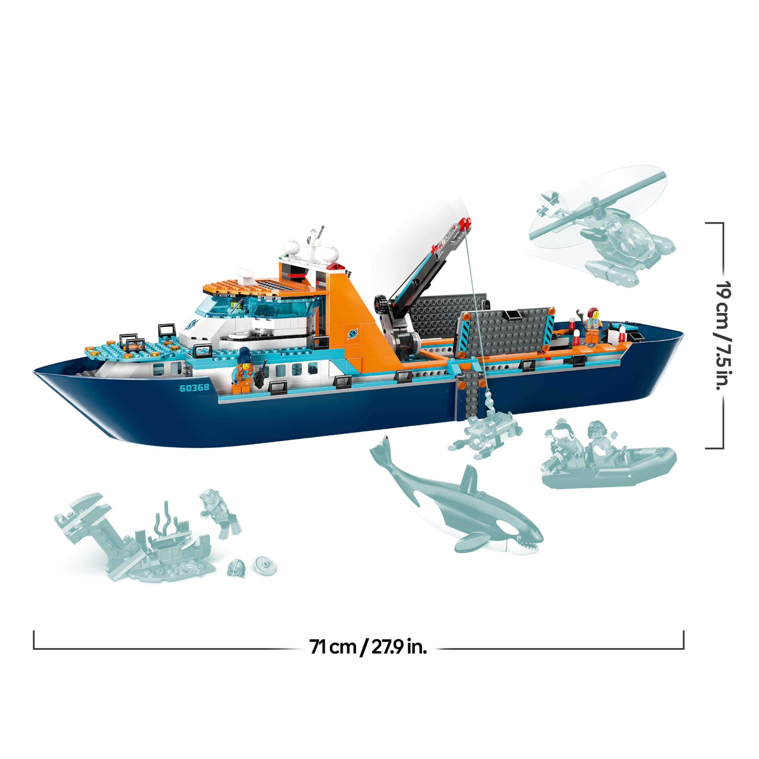 LEGO City Arktis-Forschungsschiff 60368