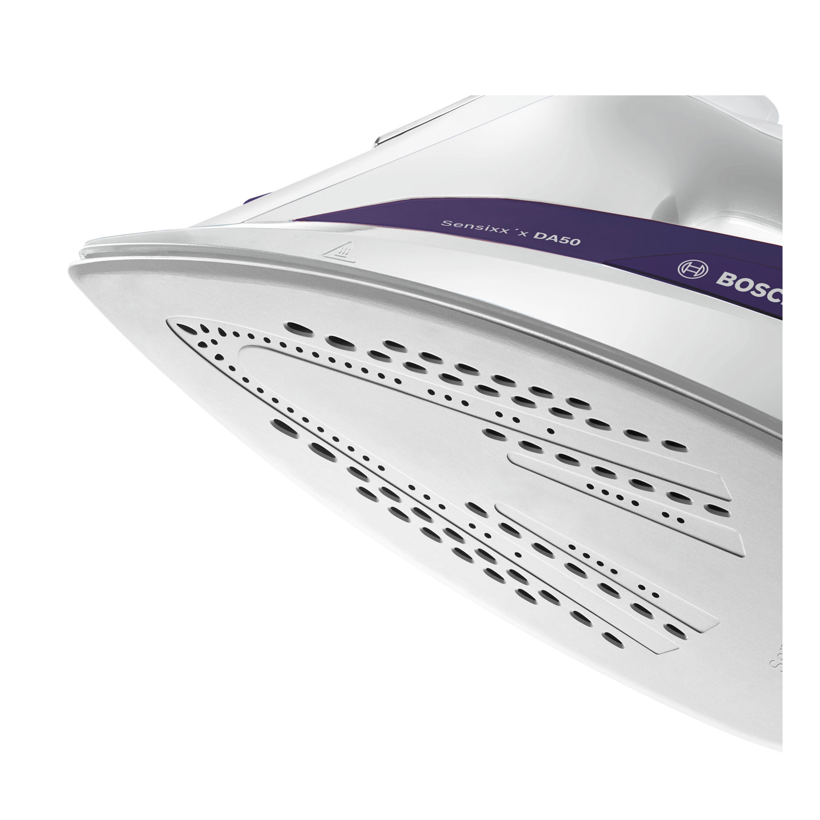 Bosch TDA5028020 Dampfbügeleisen Cera-Glissée 2800 W  weiß/dunkelviolett