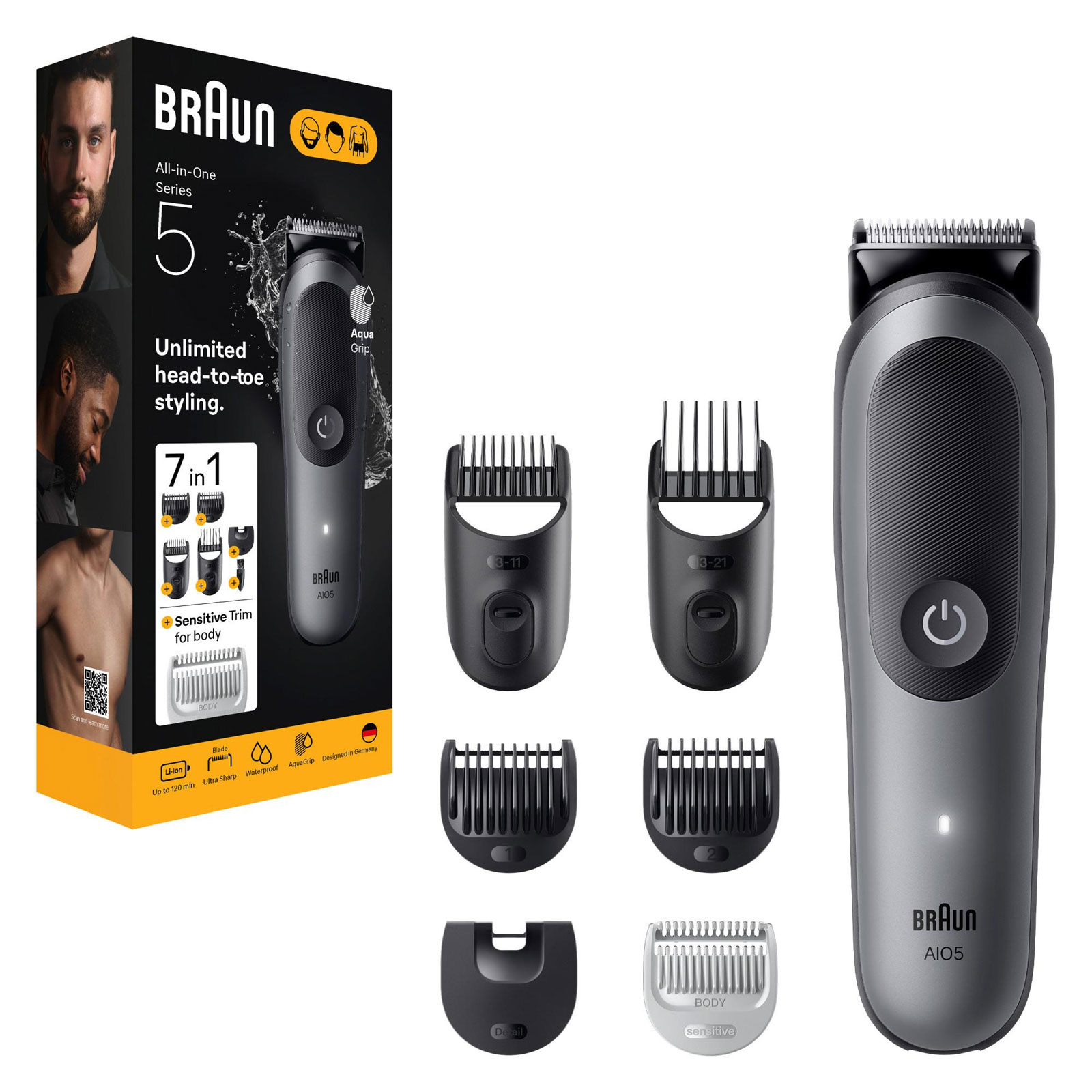 BRAUN All-in-One Series 5 7-in-1 Set AIO5520 Barttrimmer