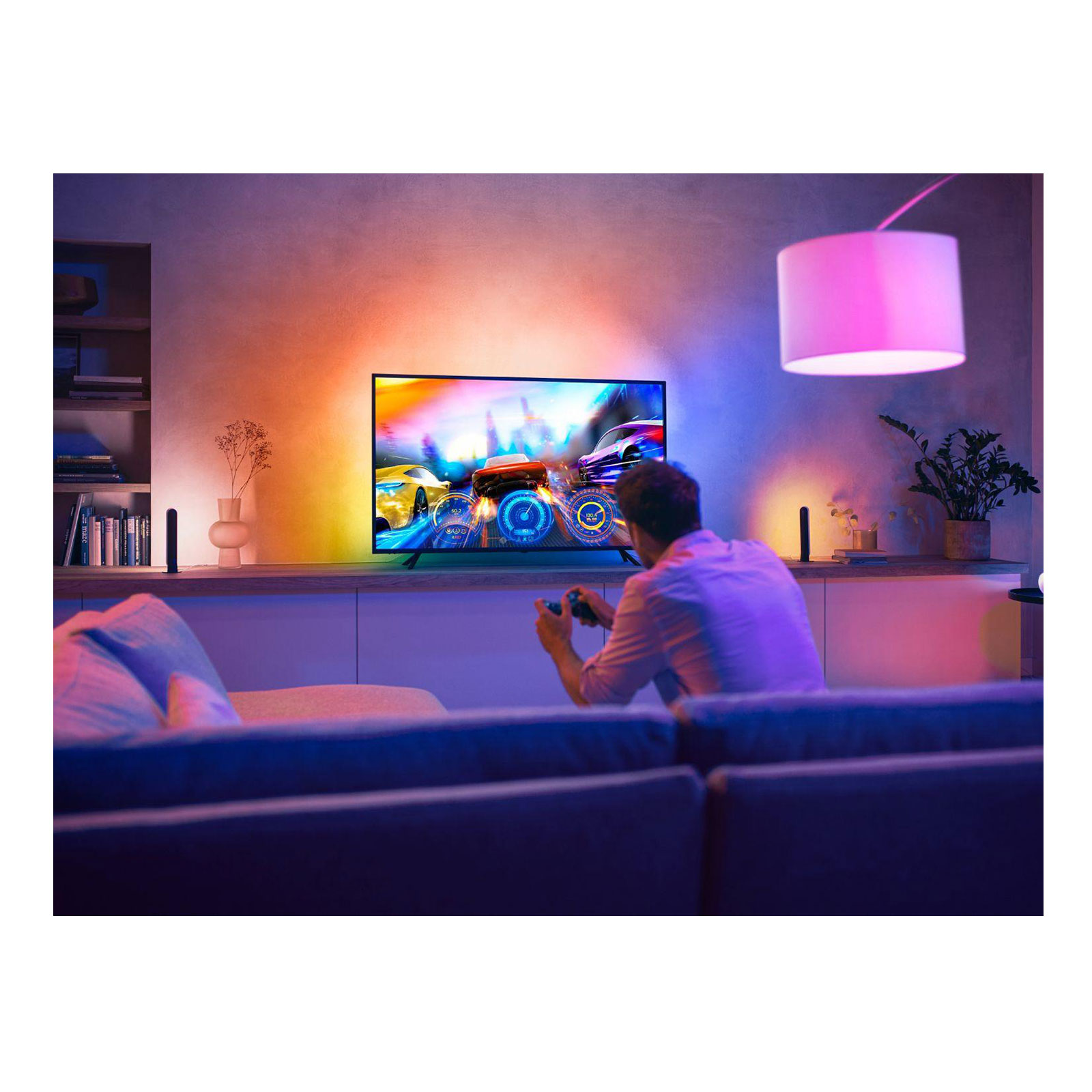 Philips Hue White & Color Ambiance Lightstrip Gradient für 75 Zoll TV