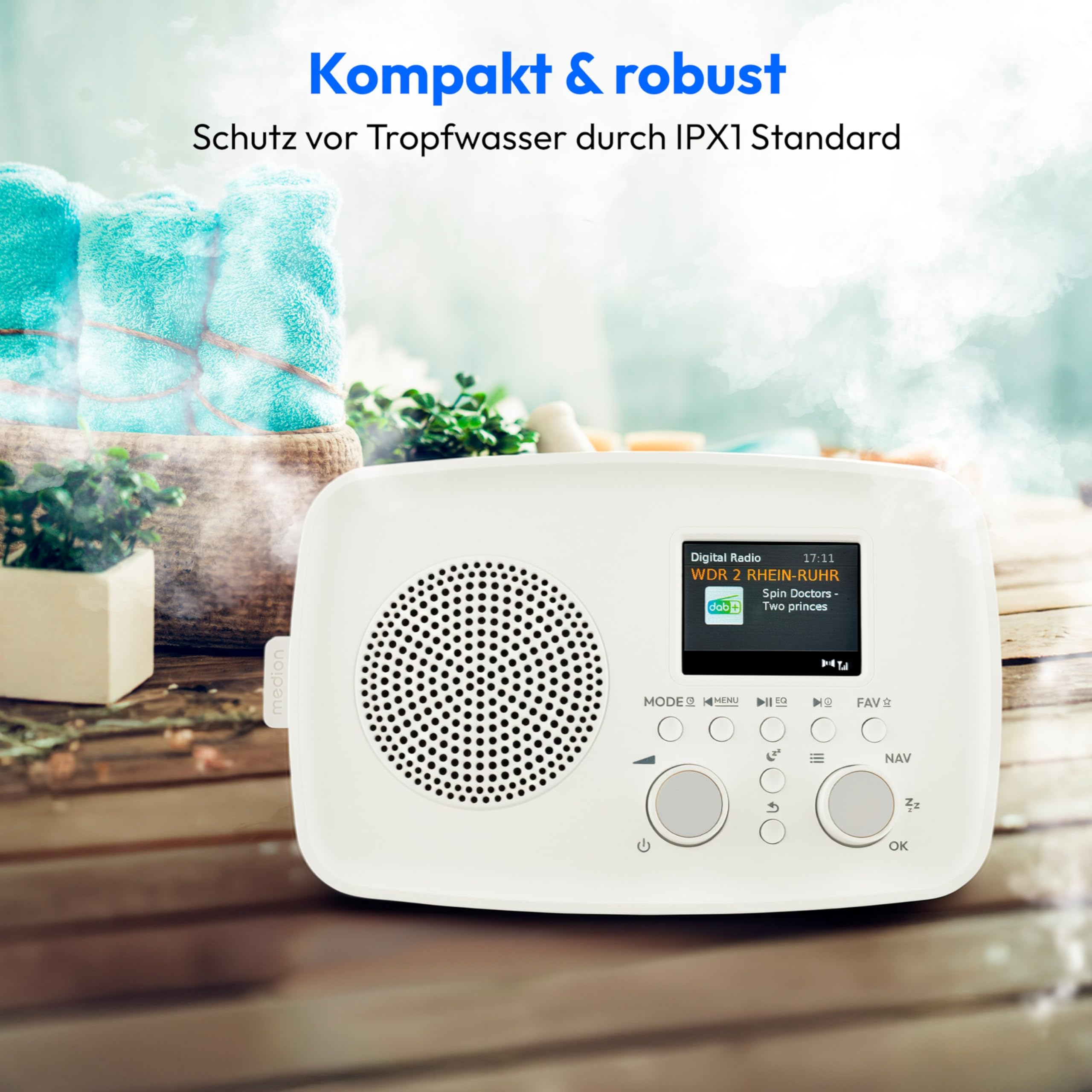 MEDION DAB+ Radio mit Bluetooth DRE-1