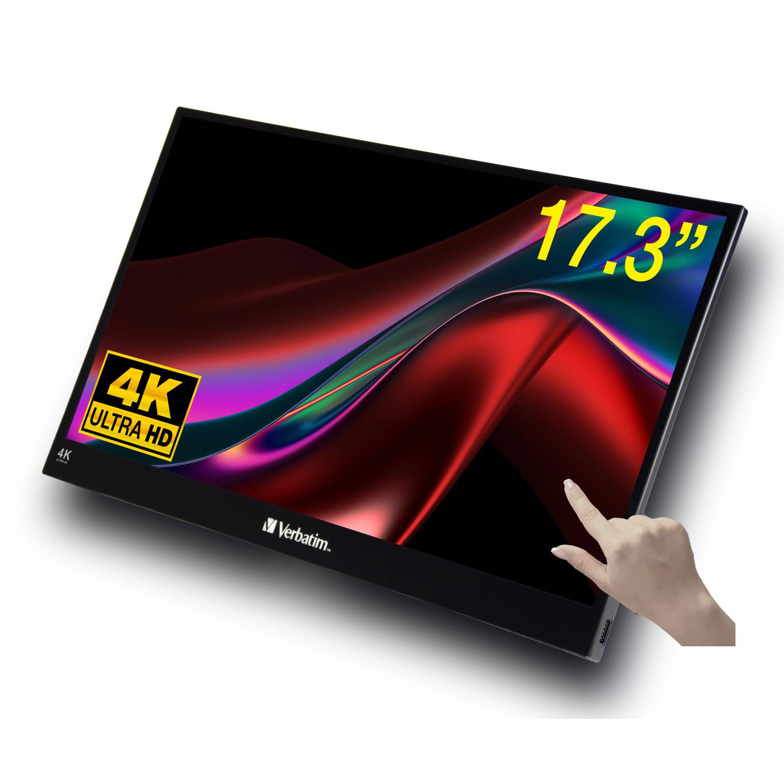 Verbatim PMT-17-4K Tragbarer Touchscreen-Monitor