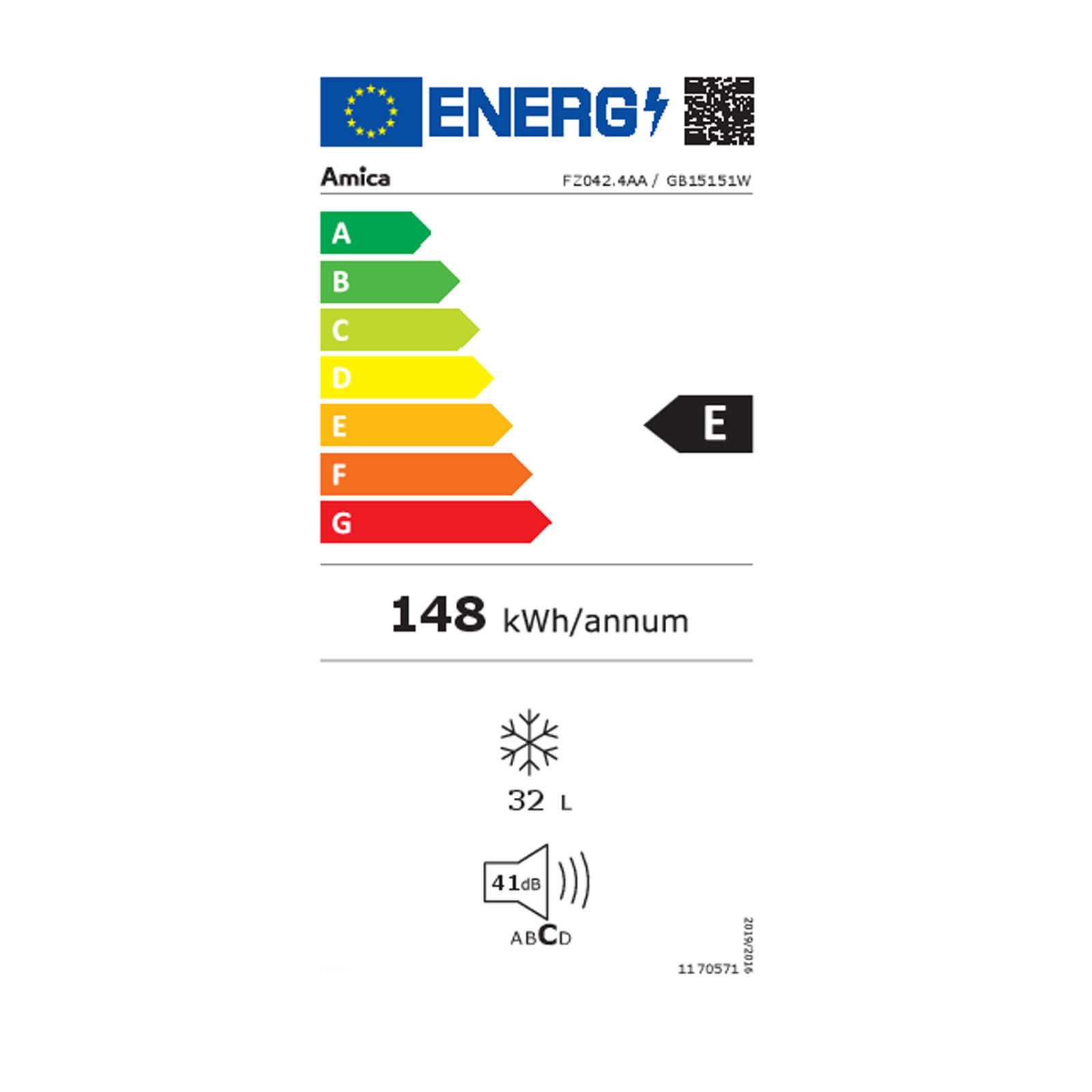 Amica GB 15151 W Gefrierbox Weiß A++ Amica GB 15151 W Gefrierbox Weiß A++