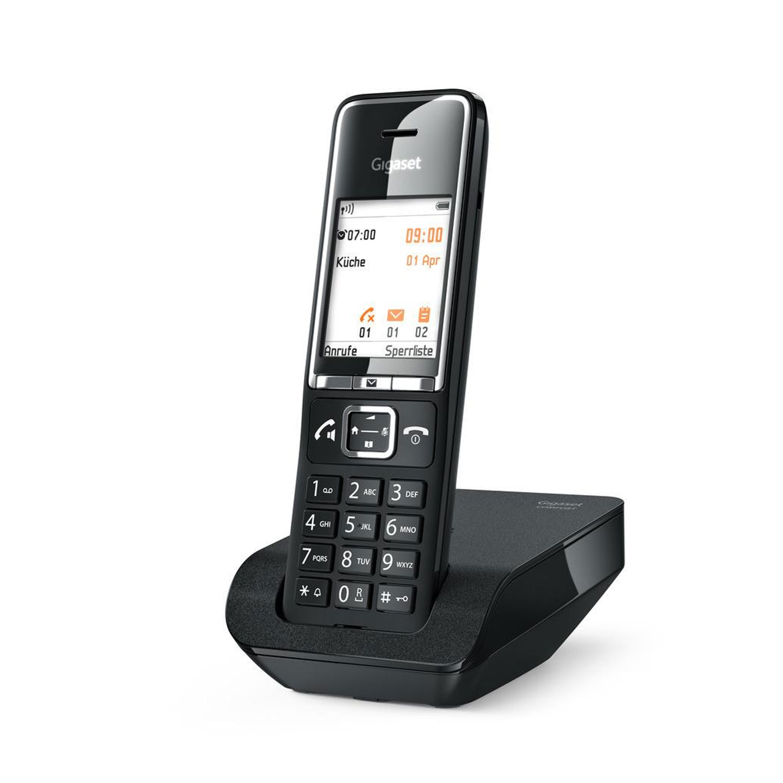 GIGASET COMFORT 550 schwarz Schnurloses-Telefon