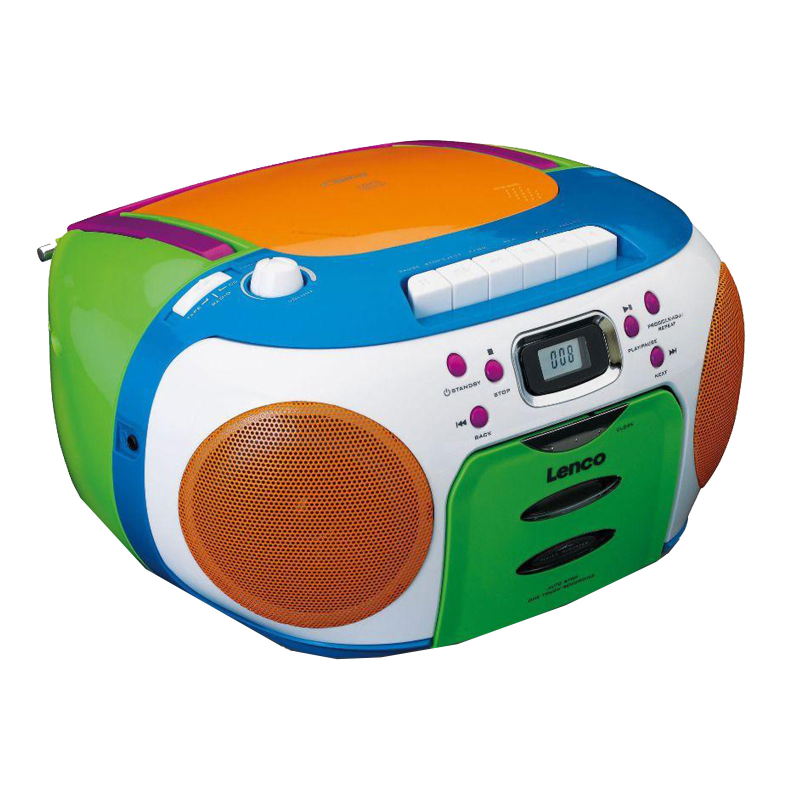 Lenco SCD-971 Kinderradio Analog UKW, CD/Kassettenplayer, Kabelgebunden