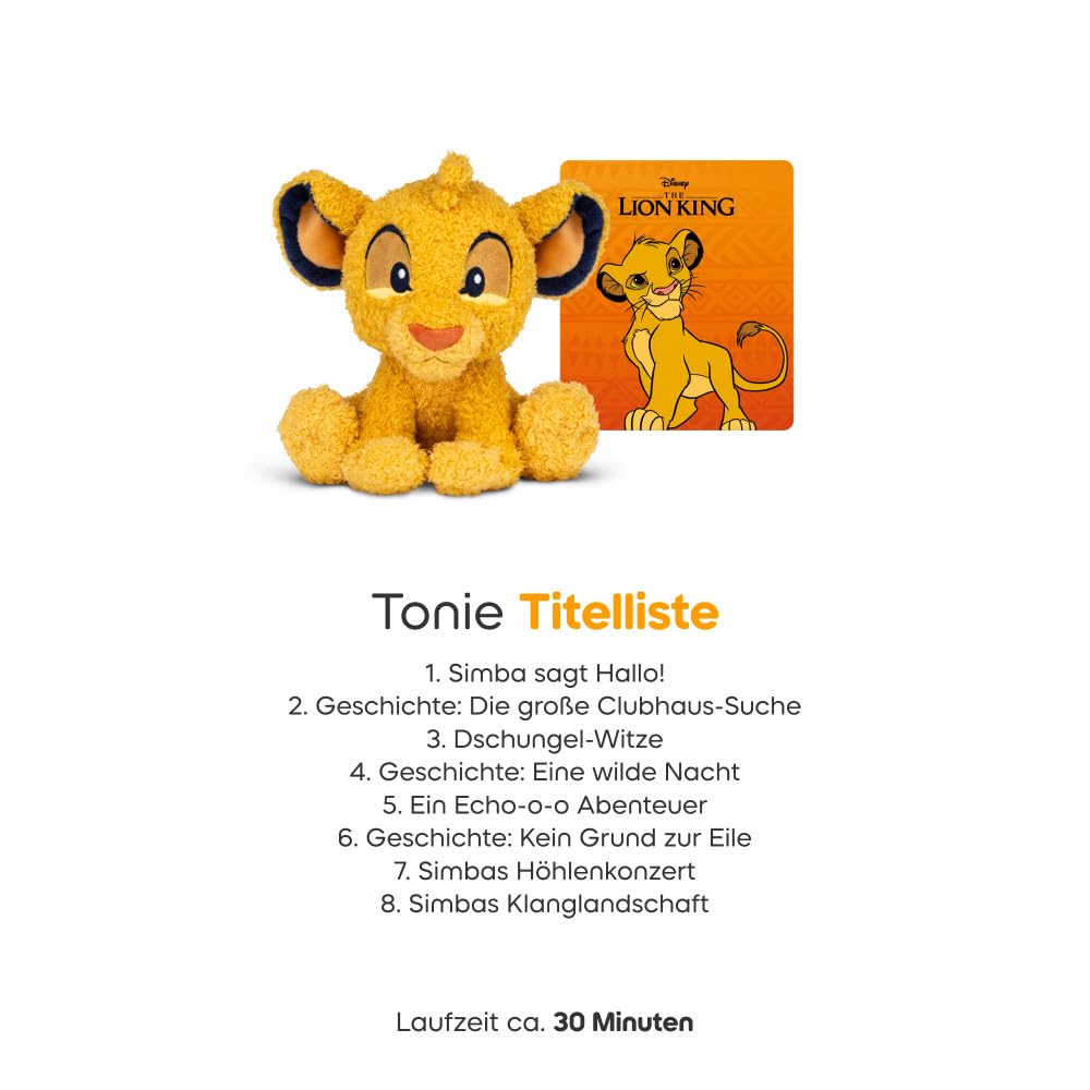 tonies Cuddle Toniebox, Disney Der König der Löwen – Cuddle Simba
